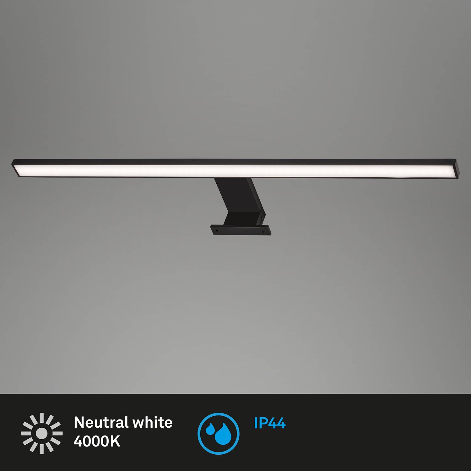 LED bathroom light Dun Polycarbonate Iron Width: 60 cm