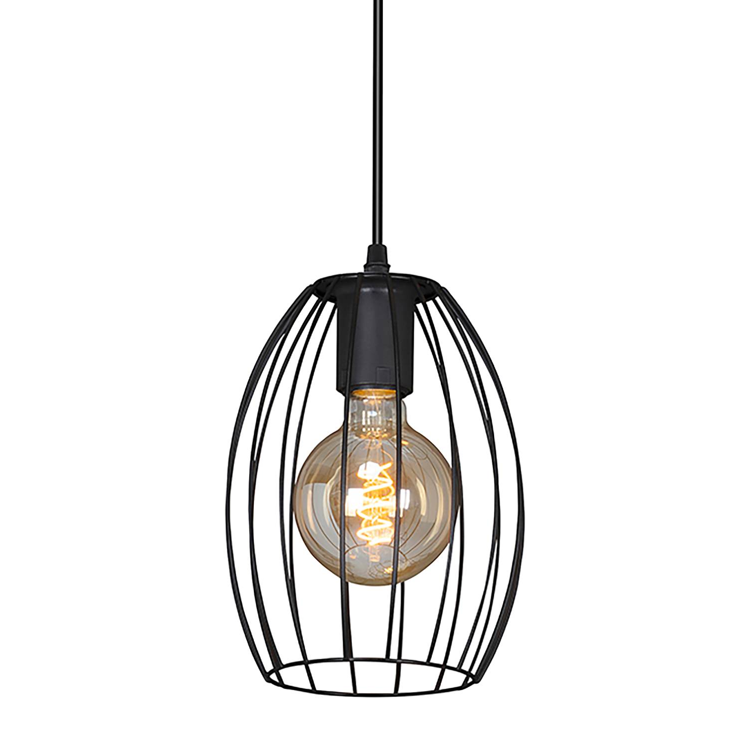 1-Flame Pendant Lamp Waktu I Iron