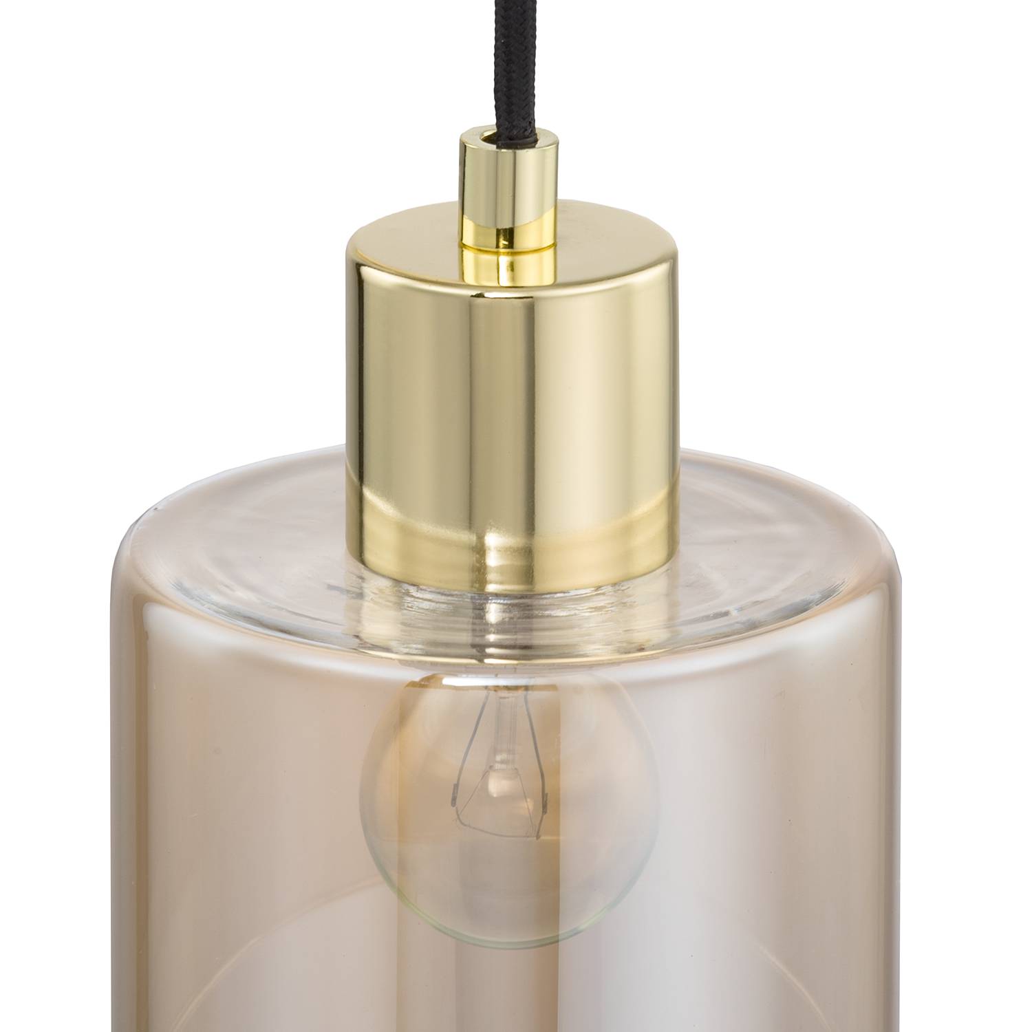 3-Flame Pendant Lamp Kolind Metal Gold