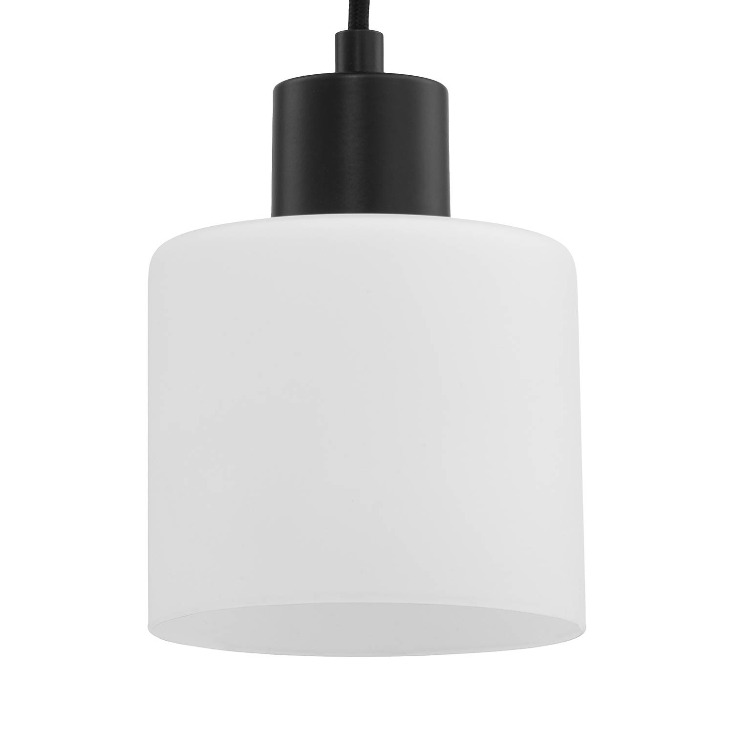 3-light pendant lamp Kolind metal opal glass