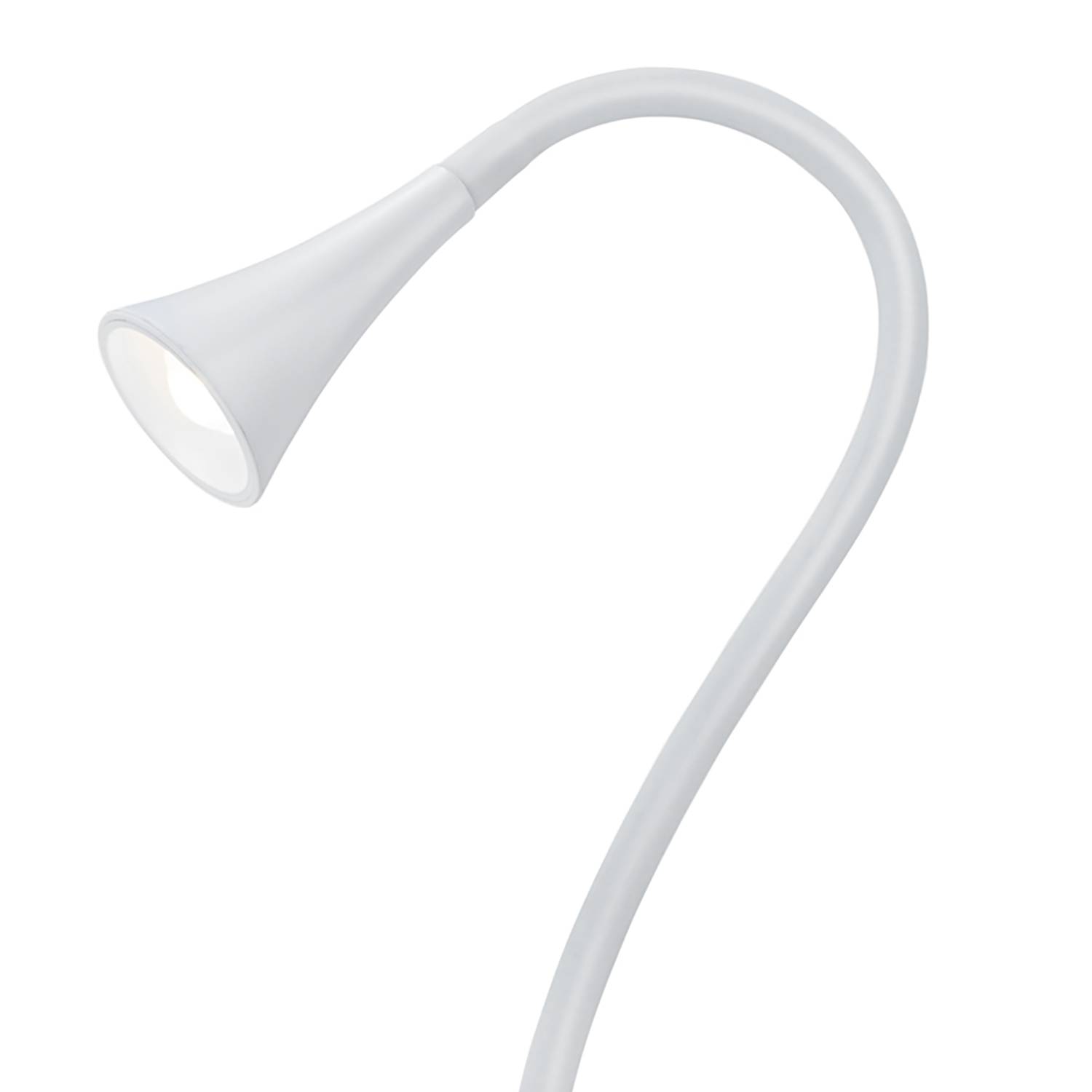 1-Flame Clamp Light Viper Polycarbonate White