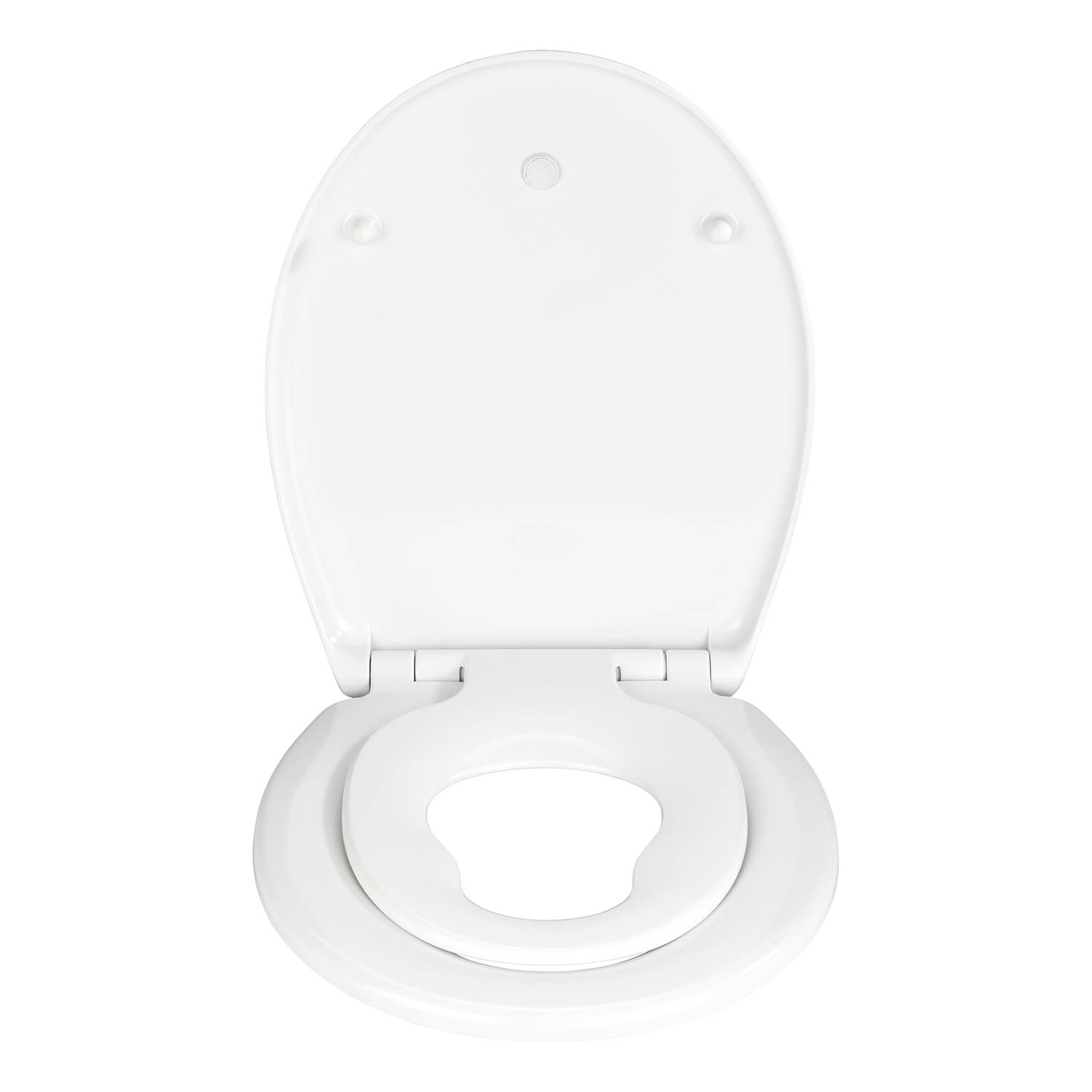 WC-Sitz Delos Family Edelstahl Weiß