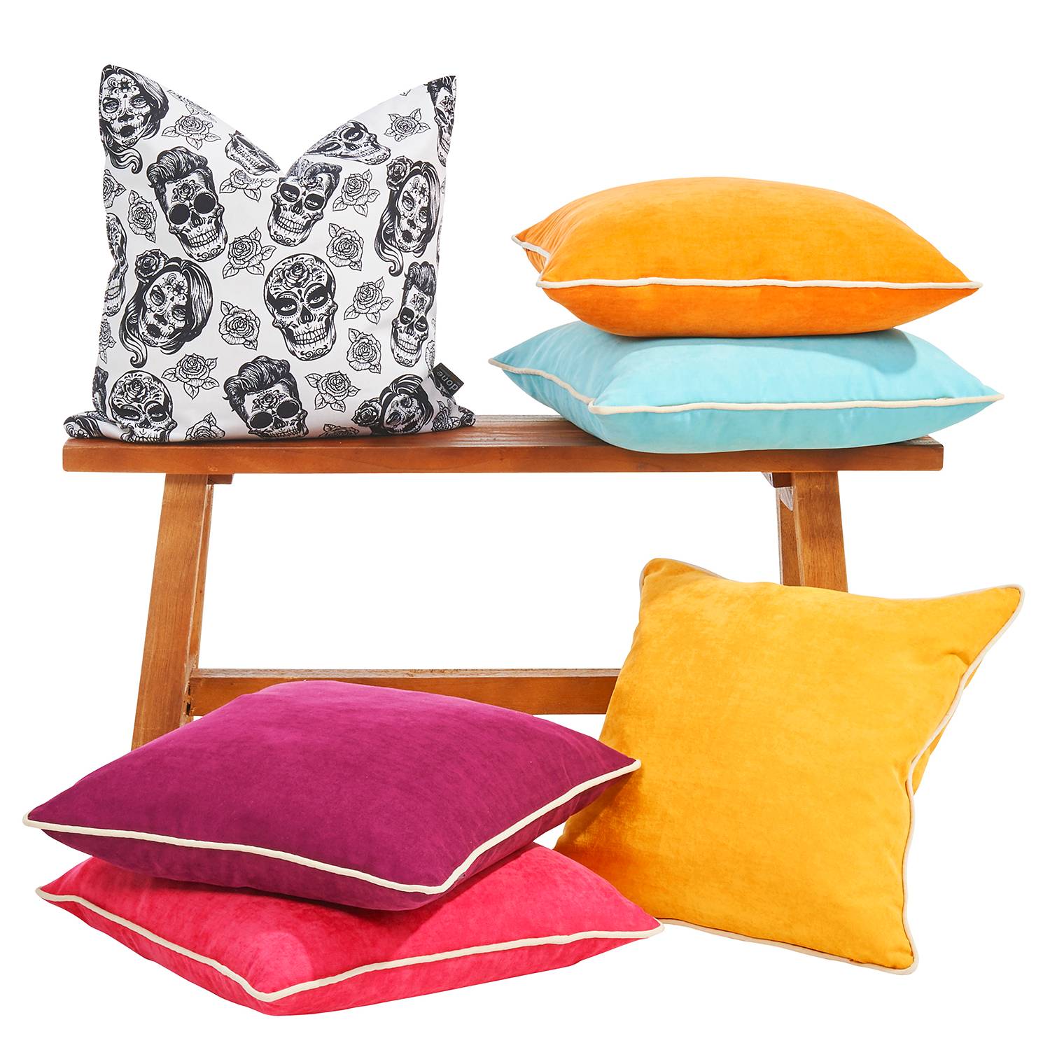 Cushion cover Joy Velvet Berry 45 x 45 cm
