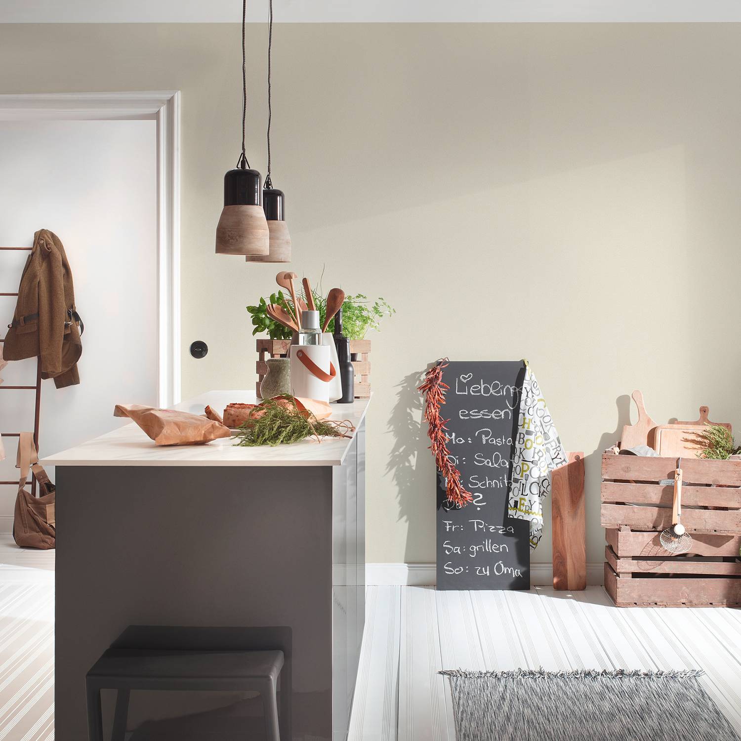 Vliestapete Halsall Vlies Creme