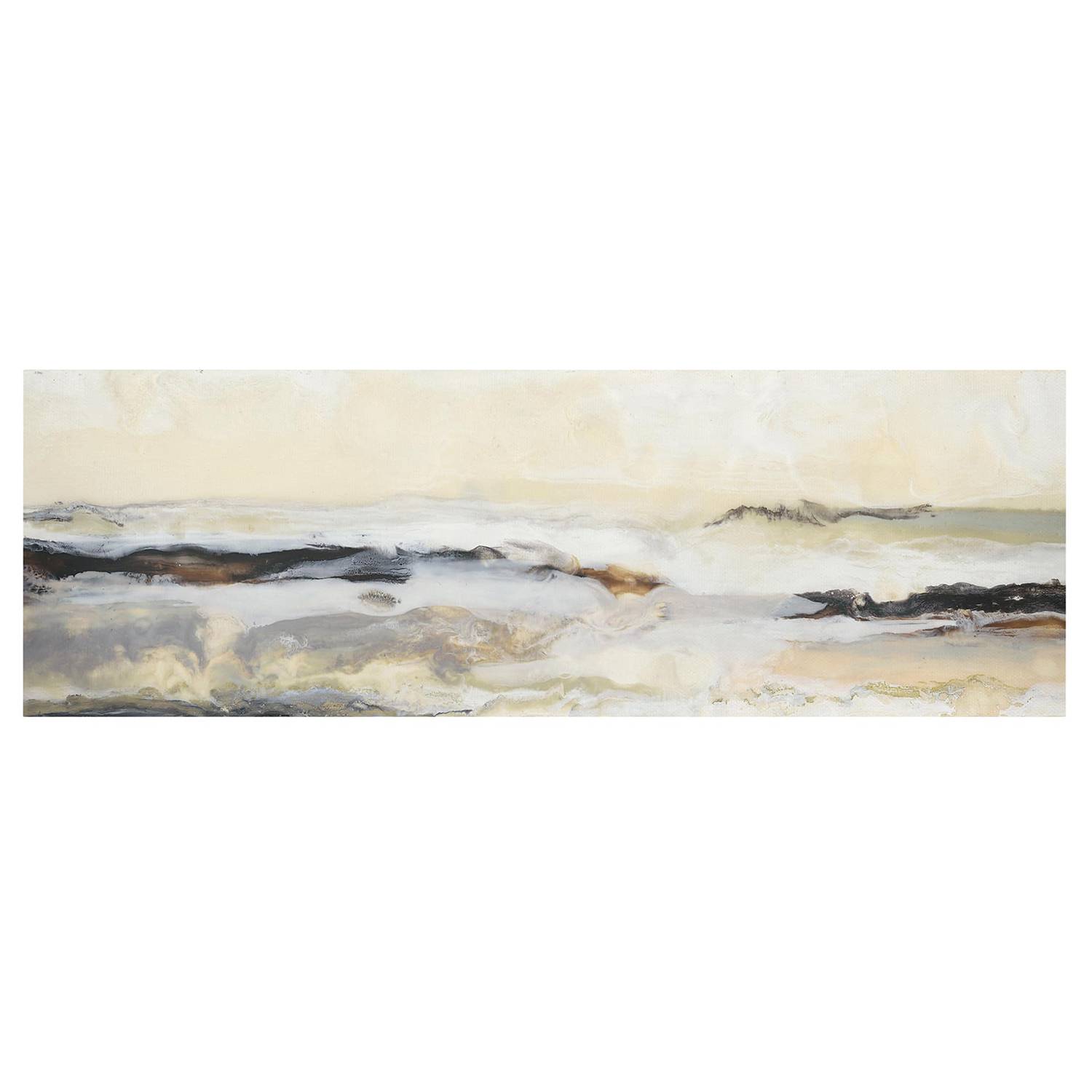 Picture canvas Happy Horizon I Beige