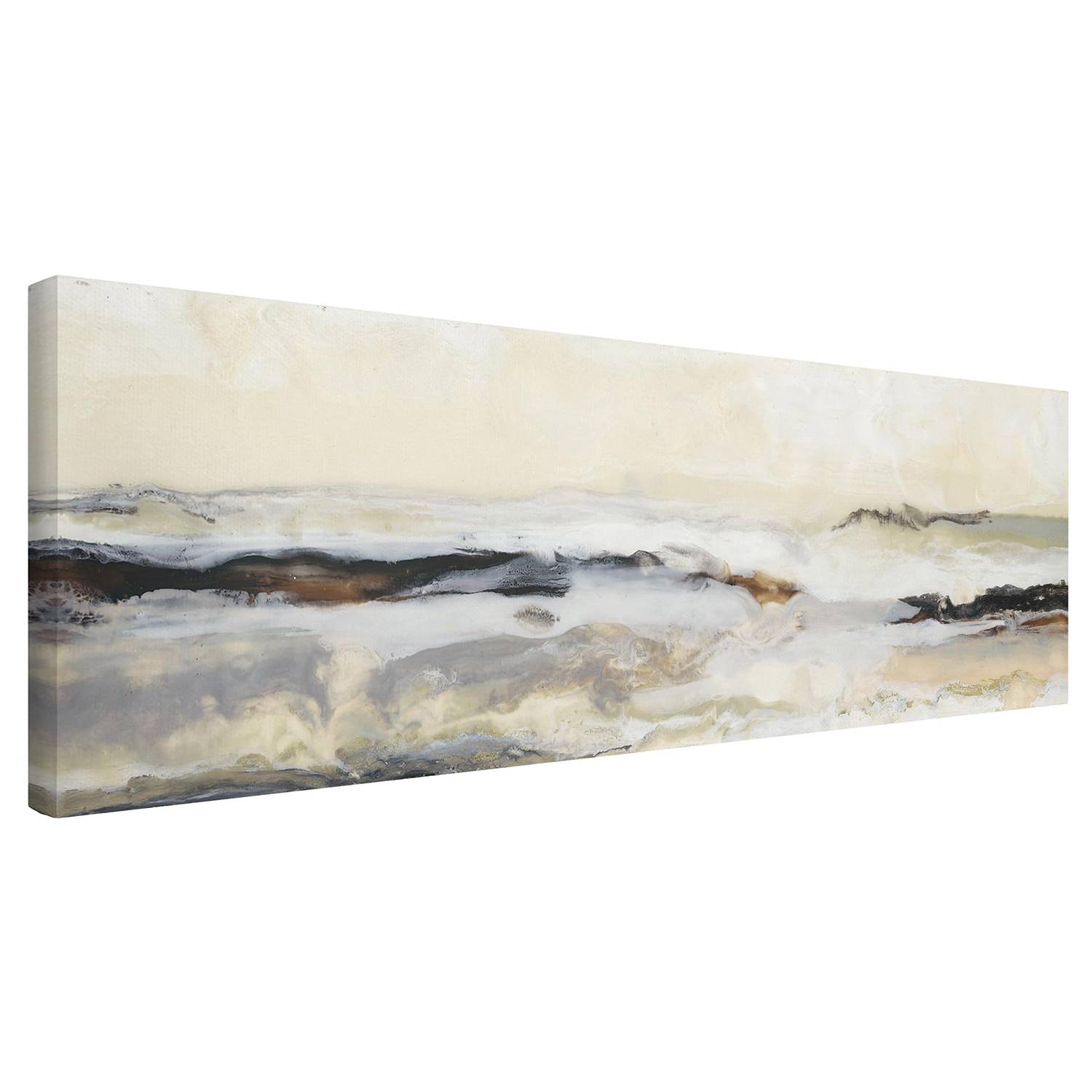 Picture canvas Happy Horizon I Beige