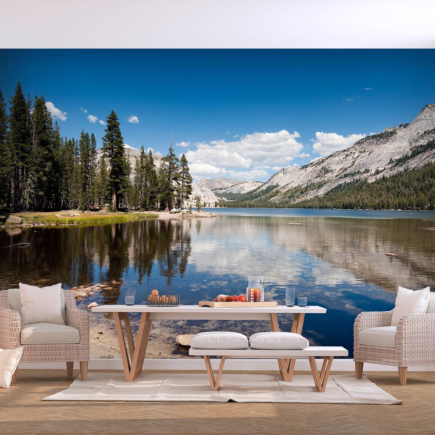 Vlies Fototapete Tenaya Lake Vlies Mehrfarbig 300 x 210 cm