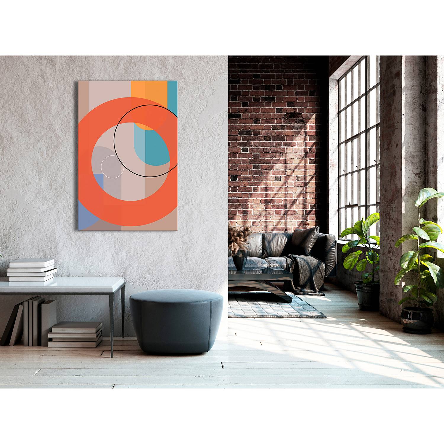 Wandbild Orange Chocolate Mehrfarbig
