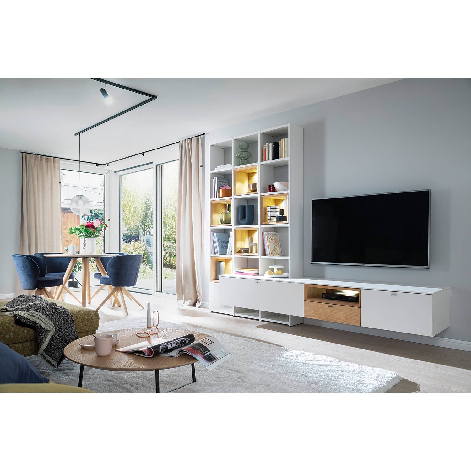Pendant lamp Lina Smoked glass Iron
