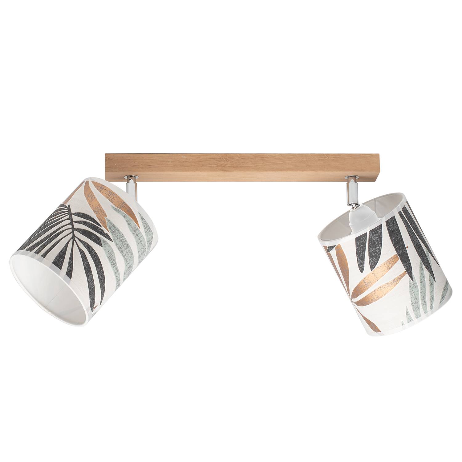 Sheet I Ceiling lamp Paper Oak 2-lamp
