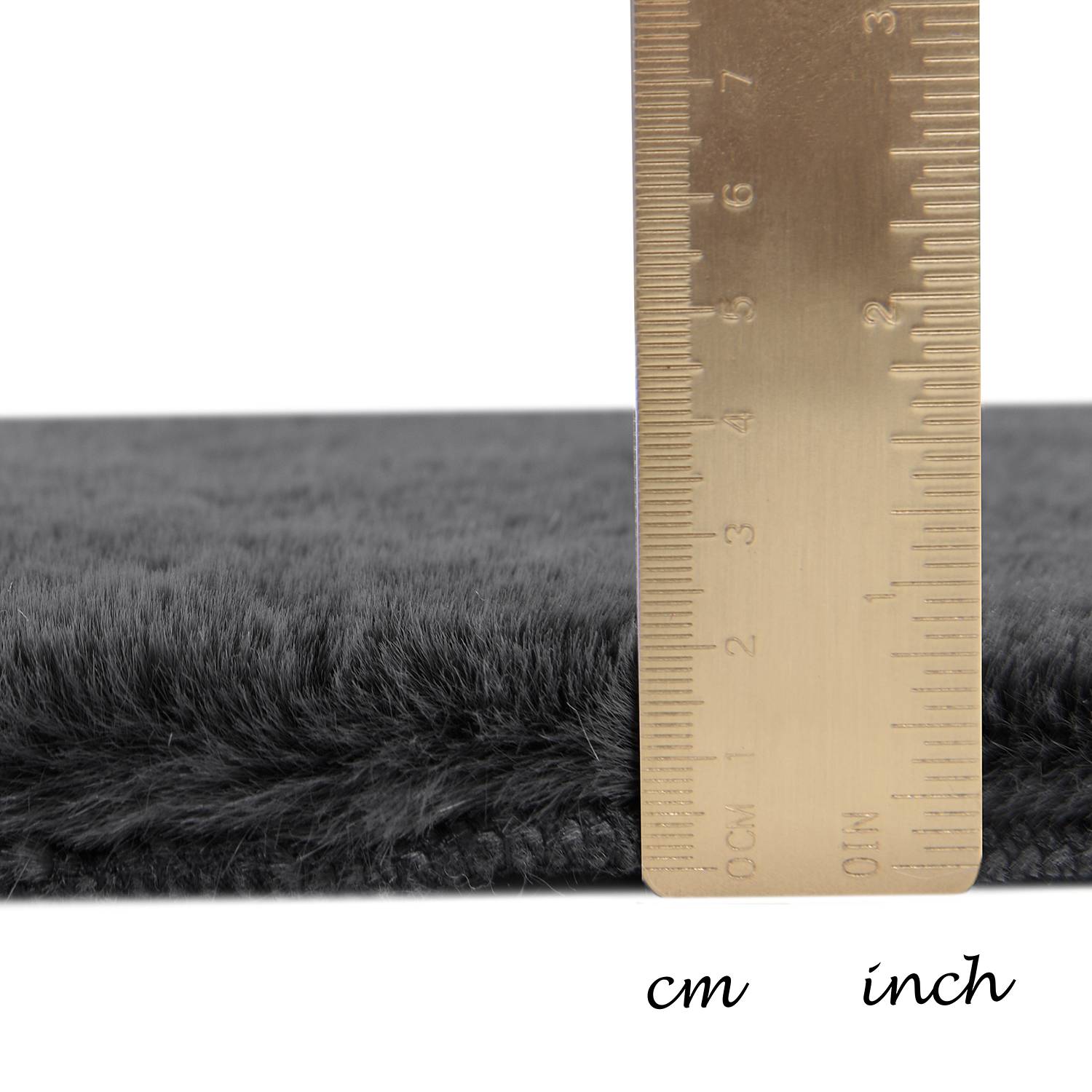 Shaggy rug Sara I Anthracite 70 x 120 cm