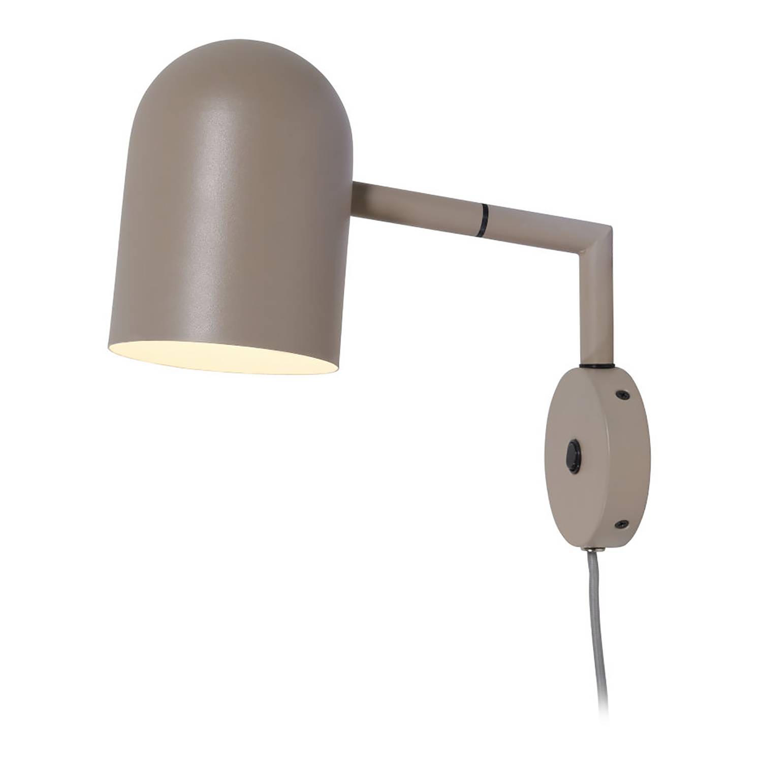 1-Flammig Wall Lamp Marseille Iron Sand