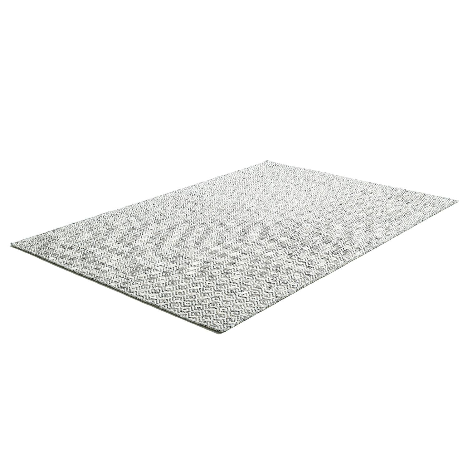 Wool rug Trondheim IV Pure wool Grey 80 x 150 cm