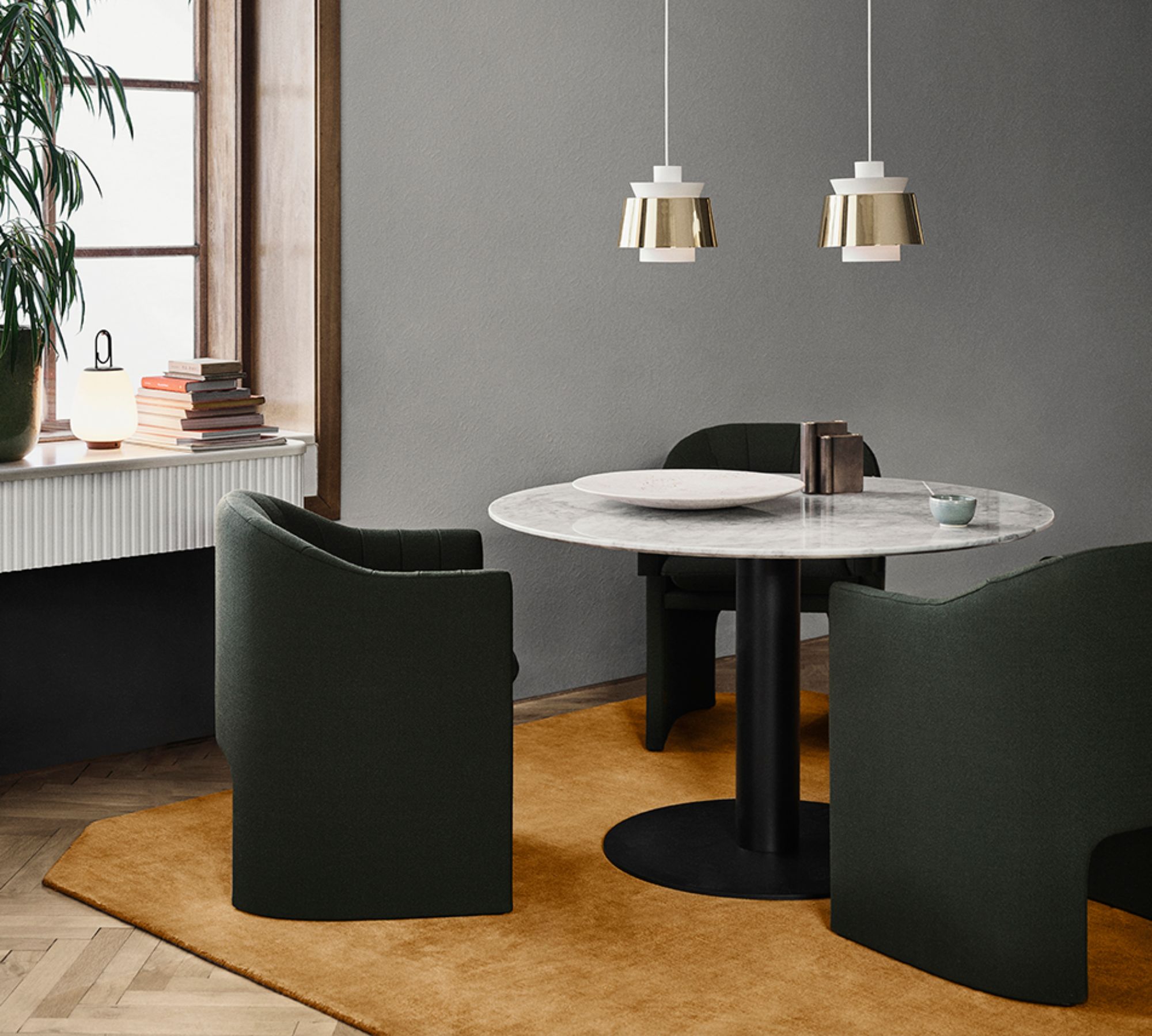The Moor AP5 Teppich Wolle Grey Moss