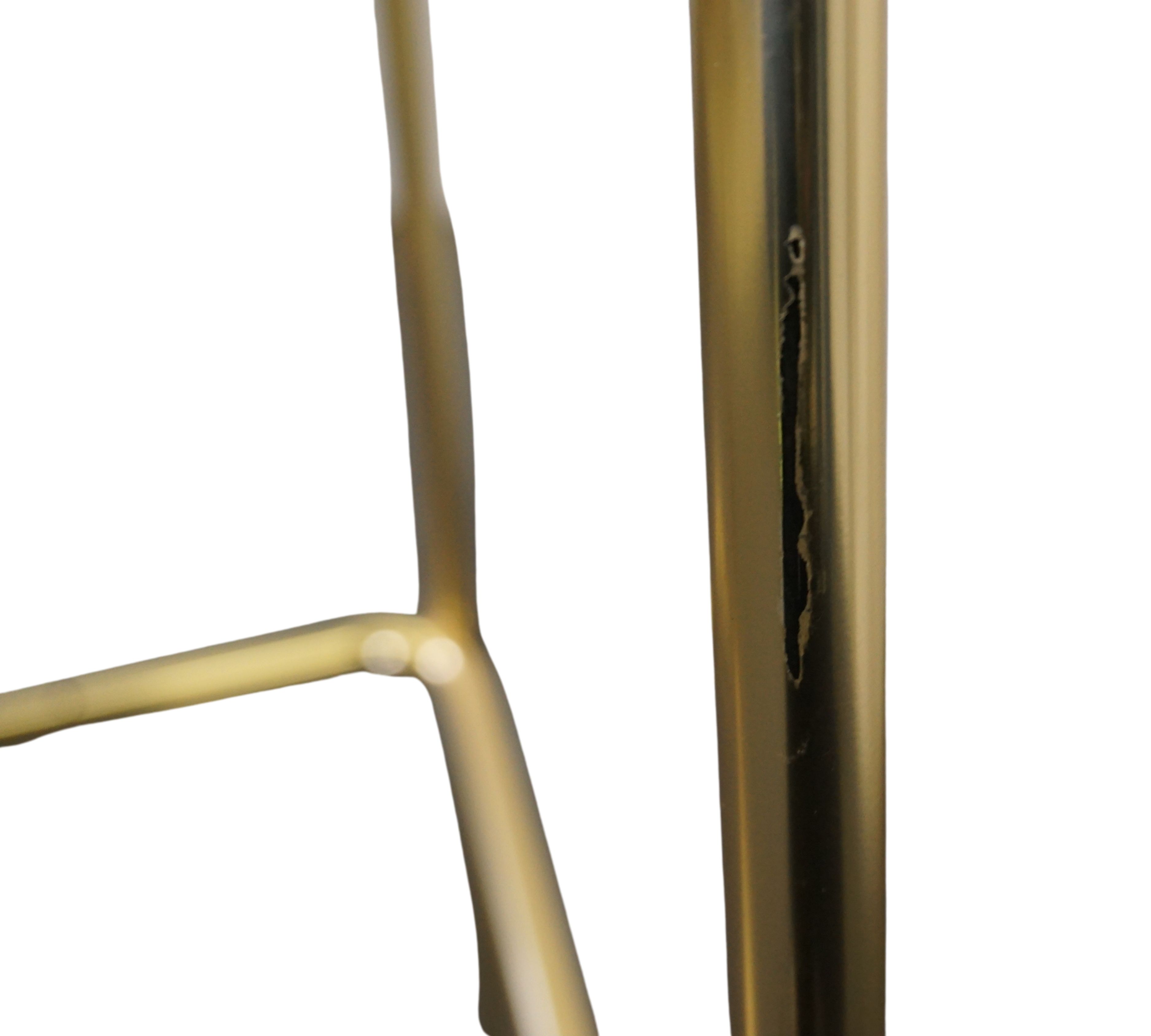 Series 430 Bar Stool Brass Beige