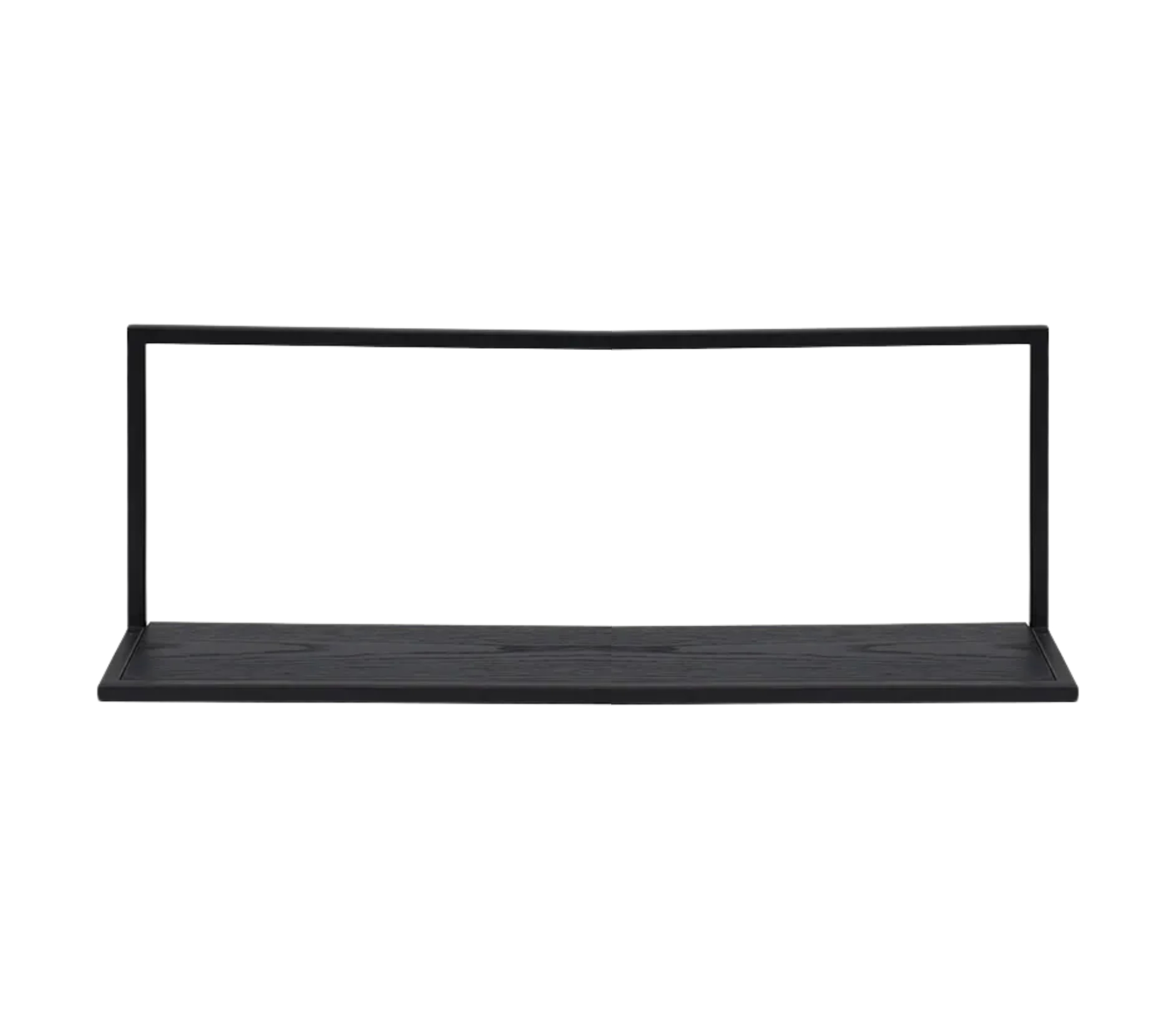 Frame Wall shelf with shelf Oak Black