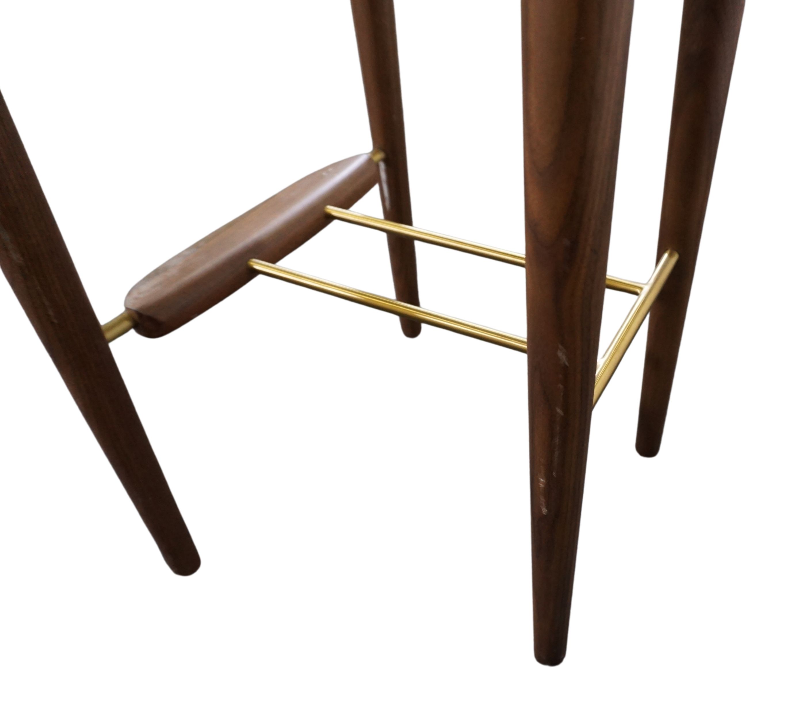 Lunar SH750 Bar Stool Leather Bellagio Black