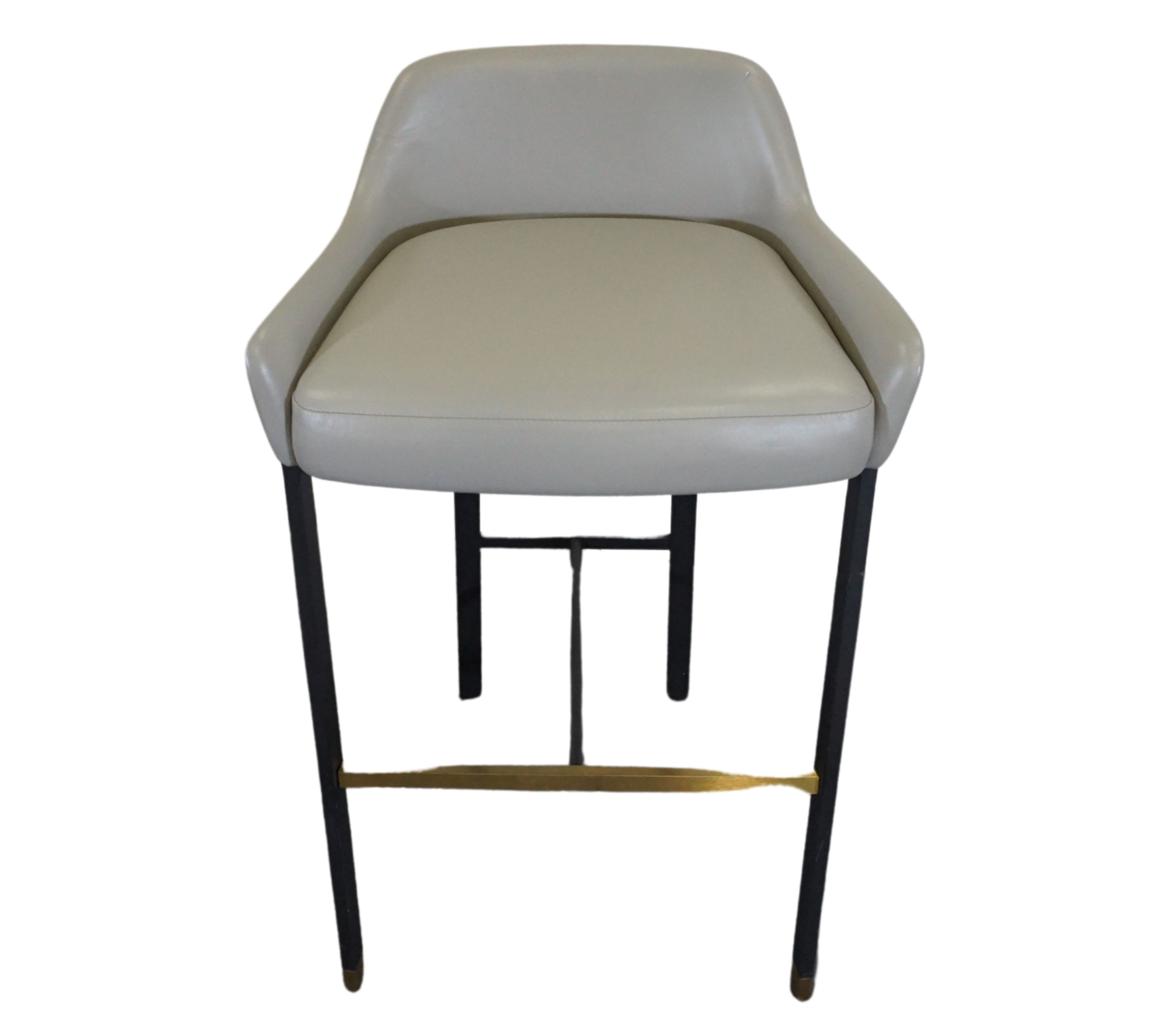 Blink SH750 Bar Stool Leather Grey