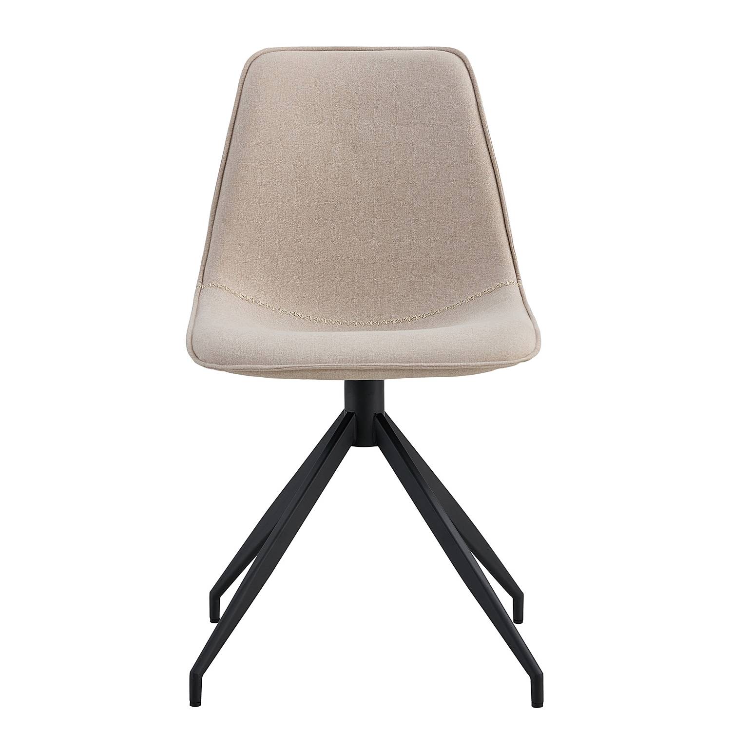 2x Rotating Dining Chair Monaco Steel Flat Weave