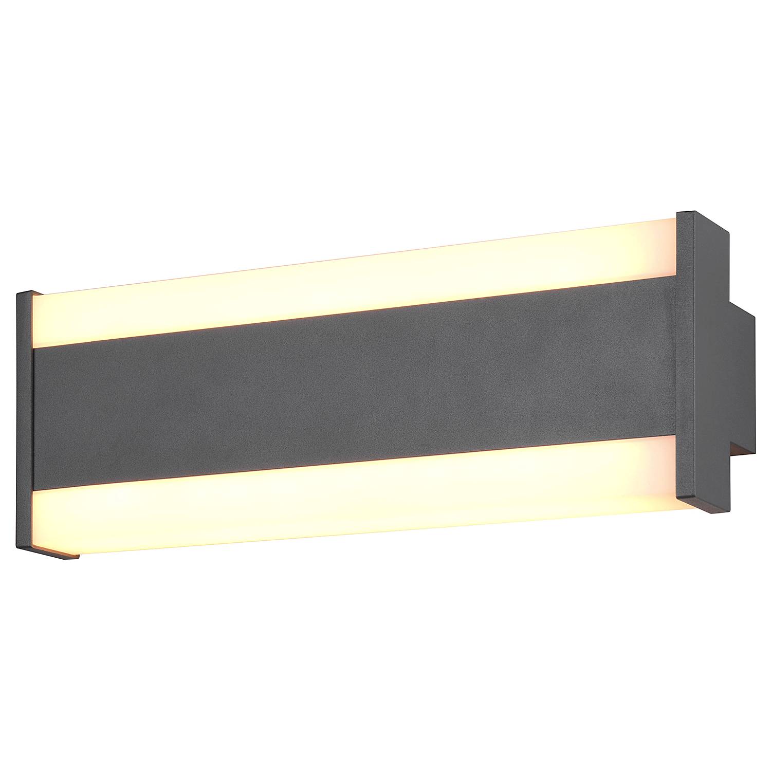 Dawson Wall Lamp Aluminum Acrylic Glass Anthracite
