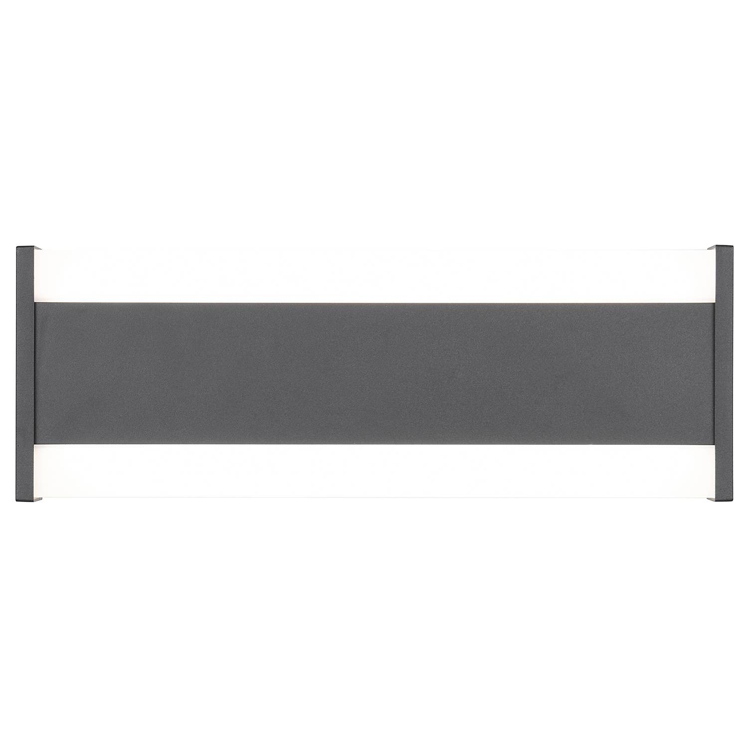 Dawson Wall Lamp Aluminum Acrylic Glass Anthracite