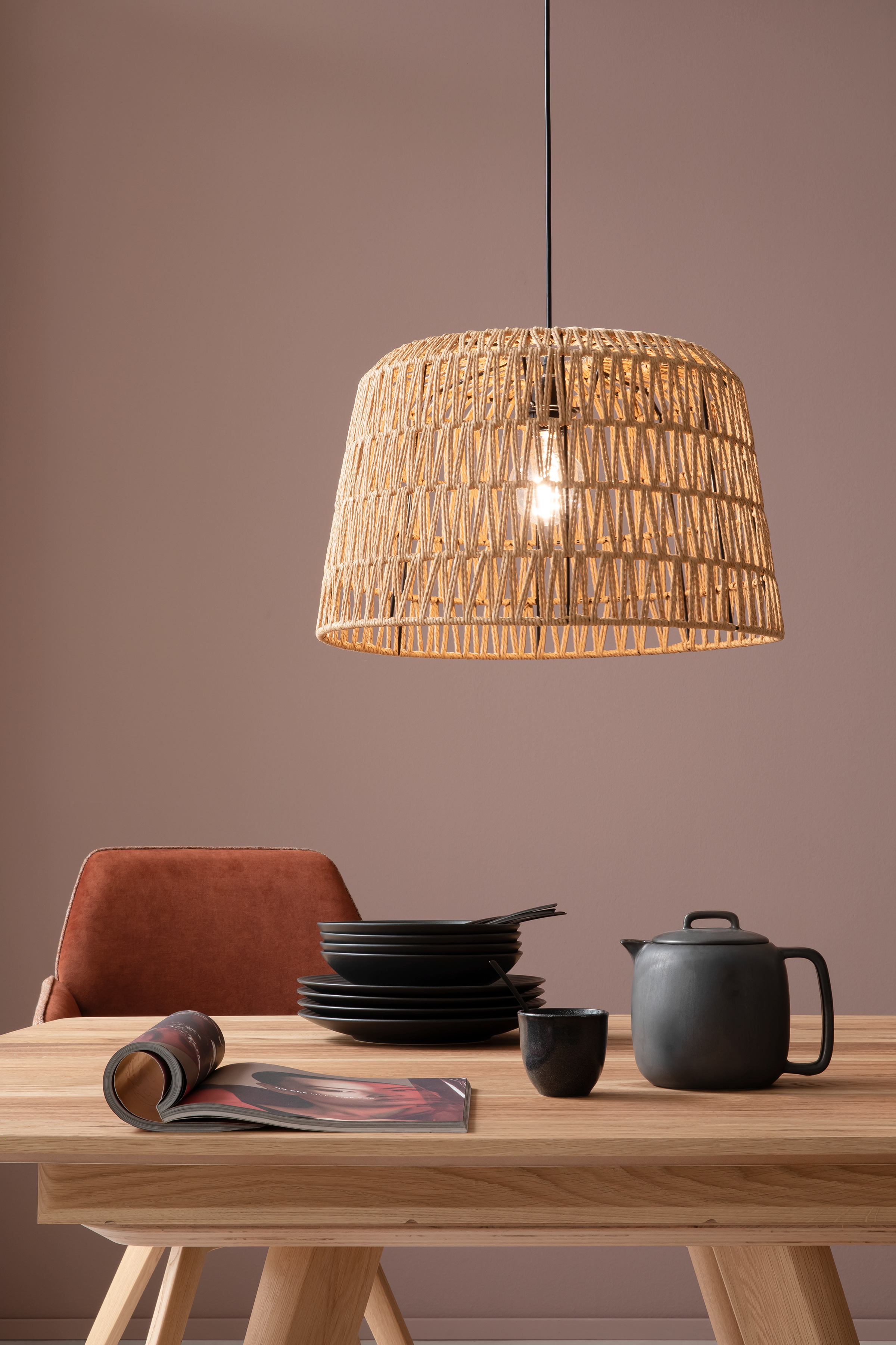 Macra Pendant Lamp Iron Black