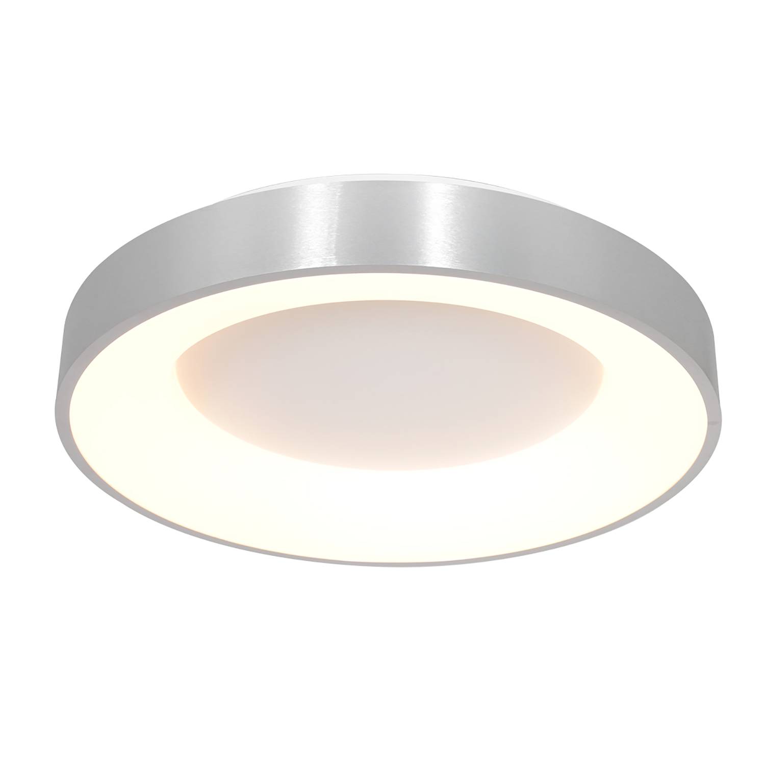 LED ceiling light Ringlede acrylic glass silver 1-light