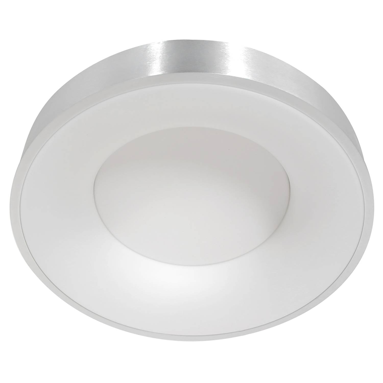 LED ceiling light Ringlede acrylic glass silver 1-light