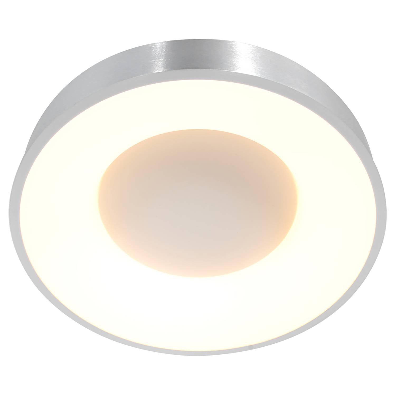LED ceiling light Ringlede acrylic glass silver 1-light