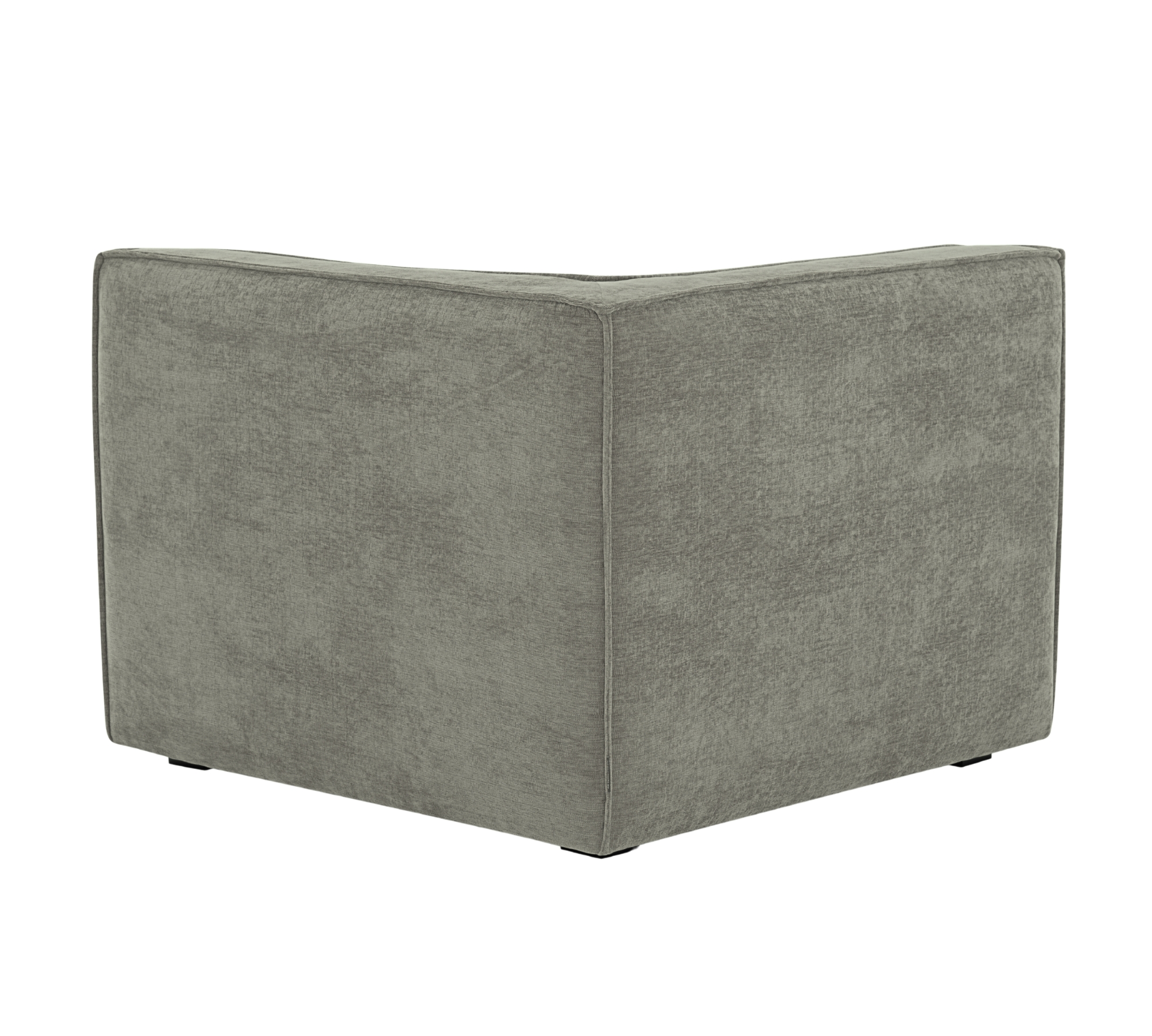 1-seater corner module right Planet Grey Green