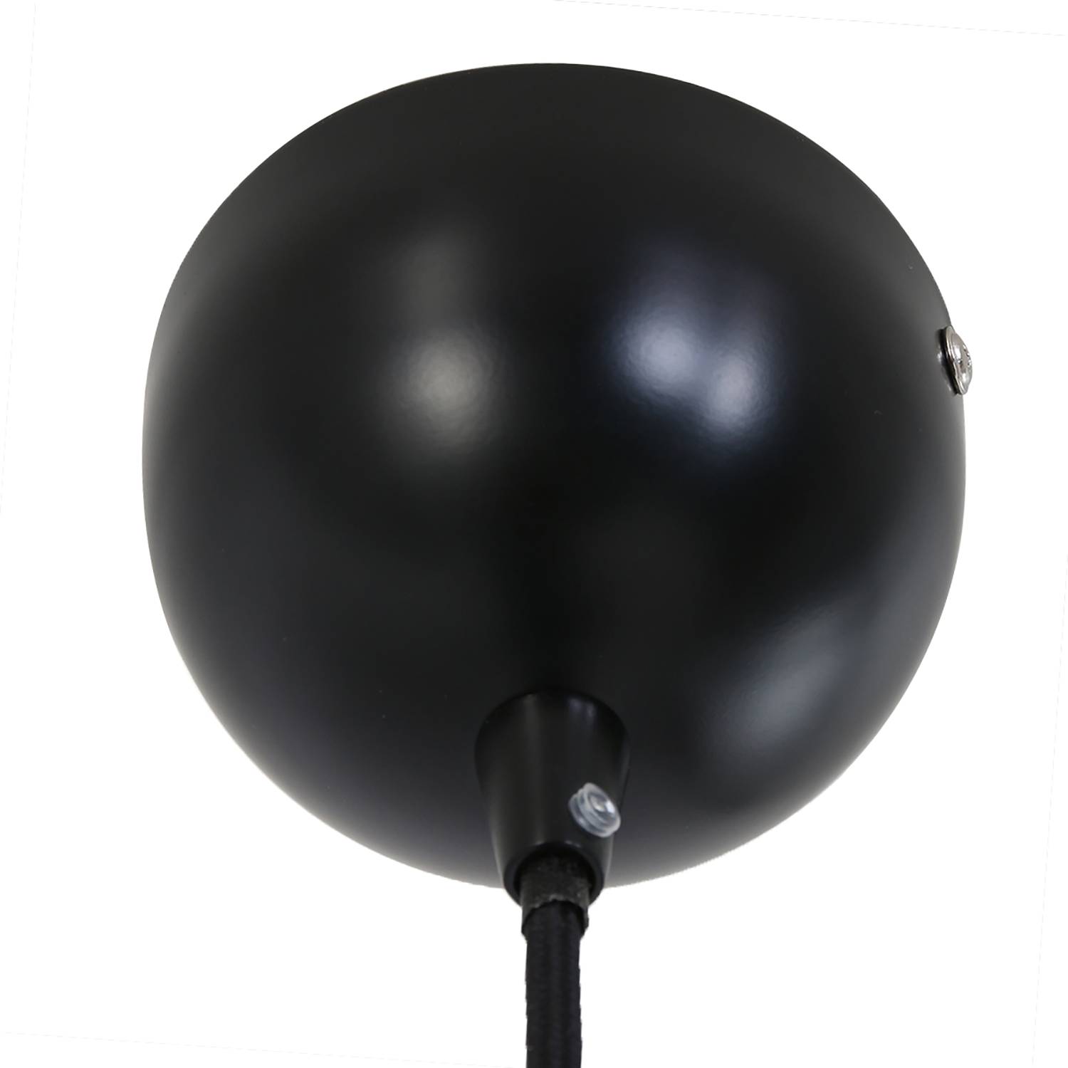 1-Flame Pendant Lamp Warbier Black