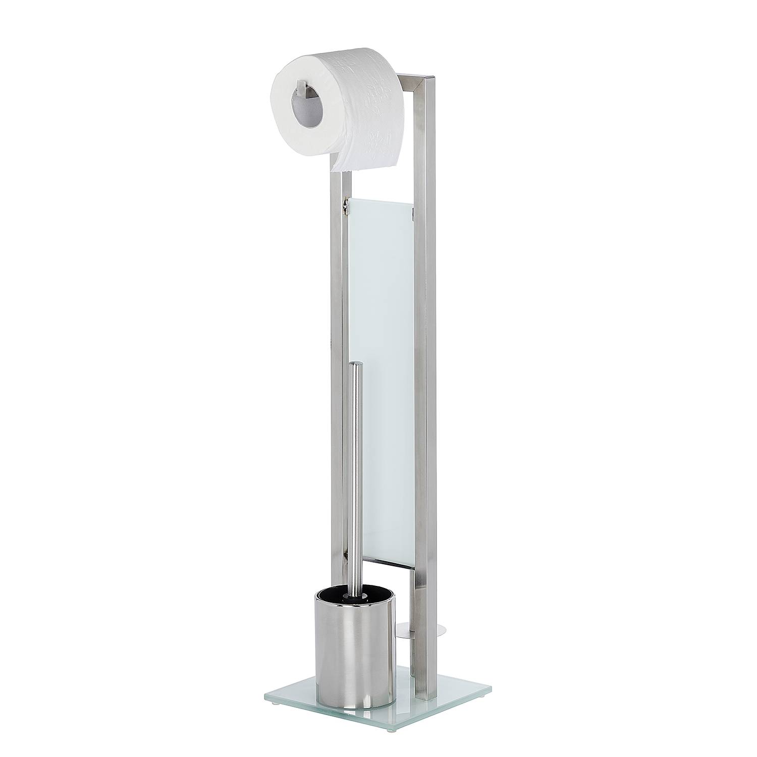 WC-Garnitur Rivalta Stahl Silber