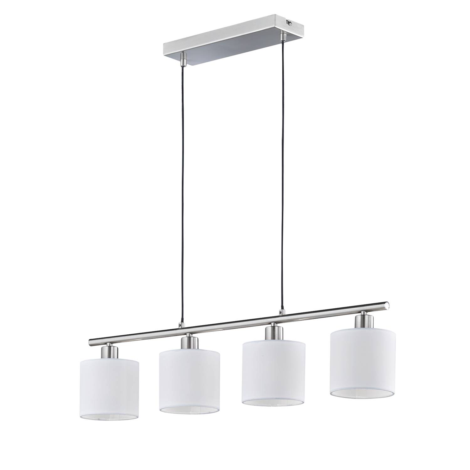 Tommy Pendant Lamp Cotton Fabric Iron 4-light