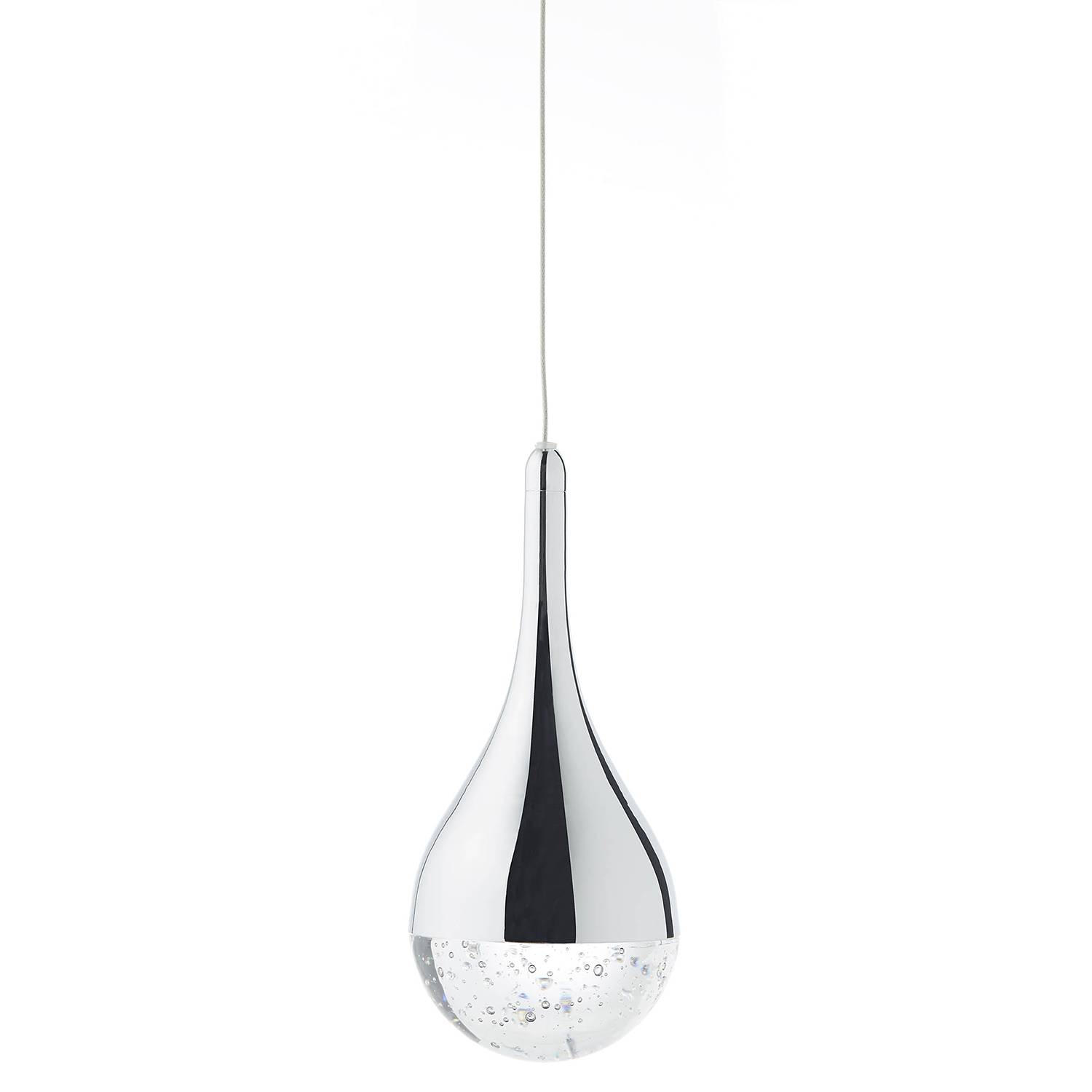 LED pendant lamp Frizzante Glass Steel Number of flames: 3
