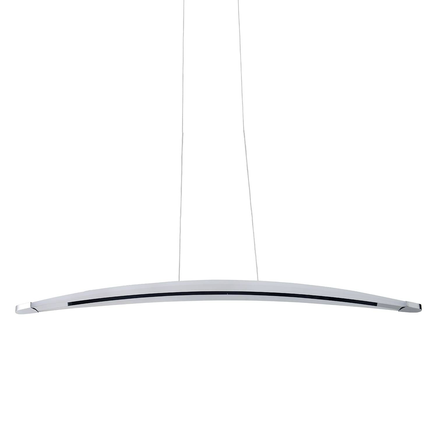 1-Flame LED pendant light Bow acrylic glass stainless steel