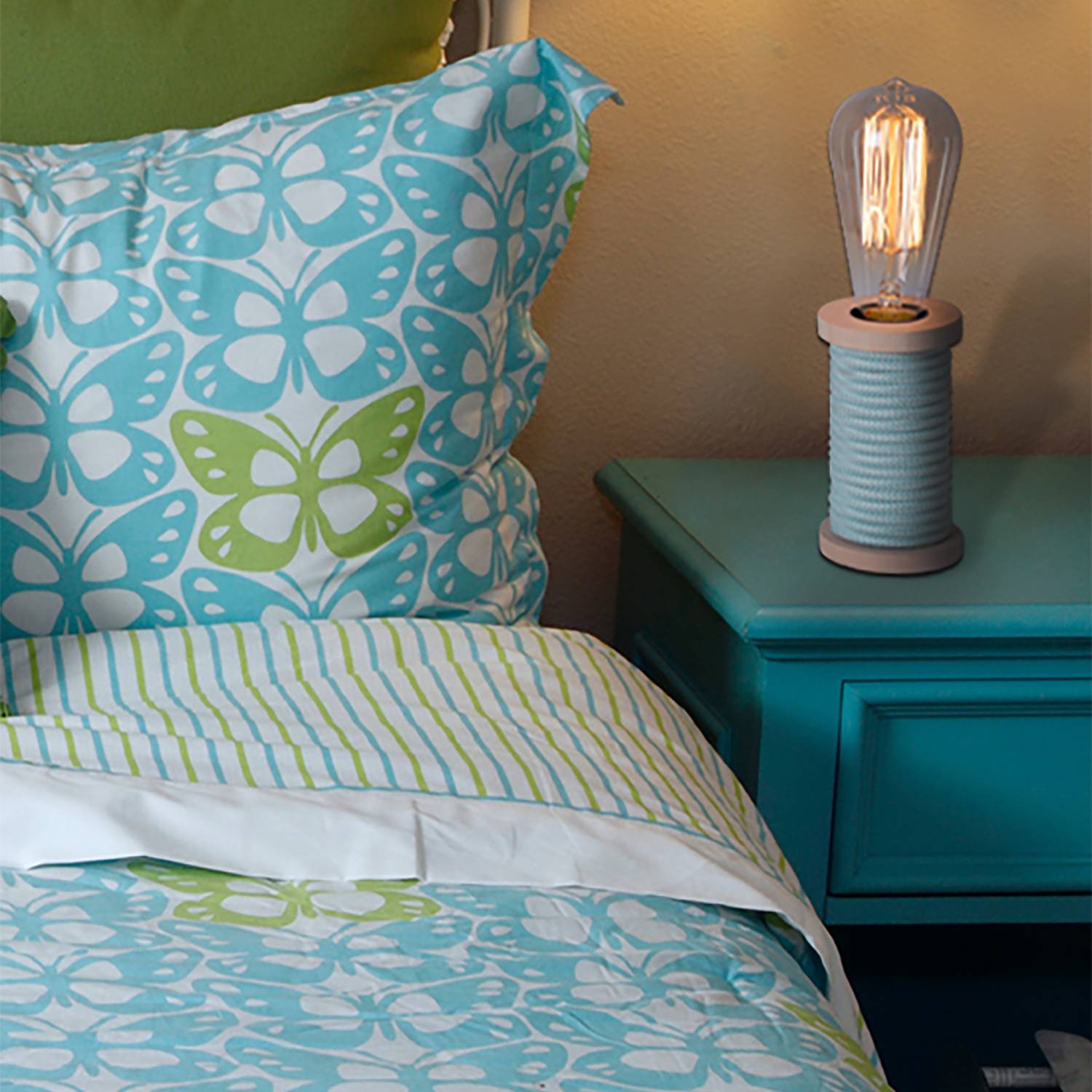 Table lamp Max Kirsche Solid mixed fabric