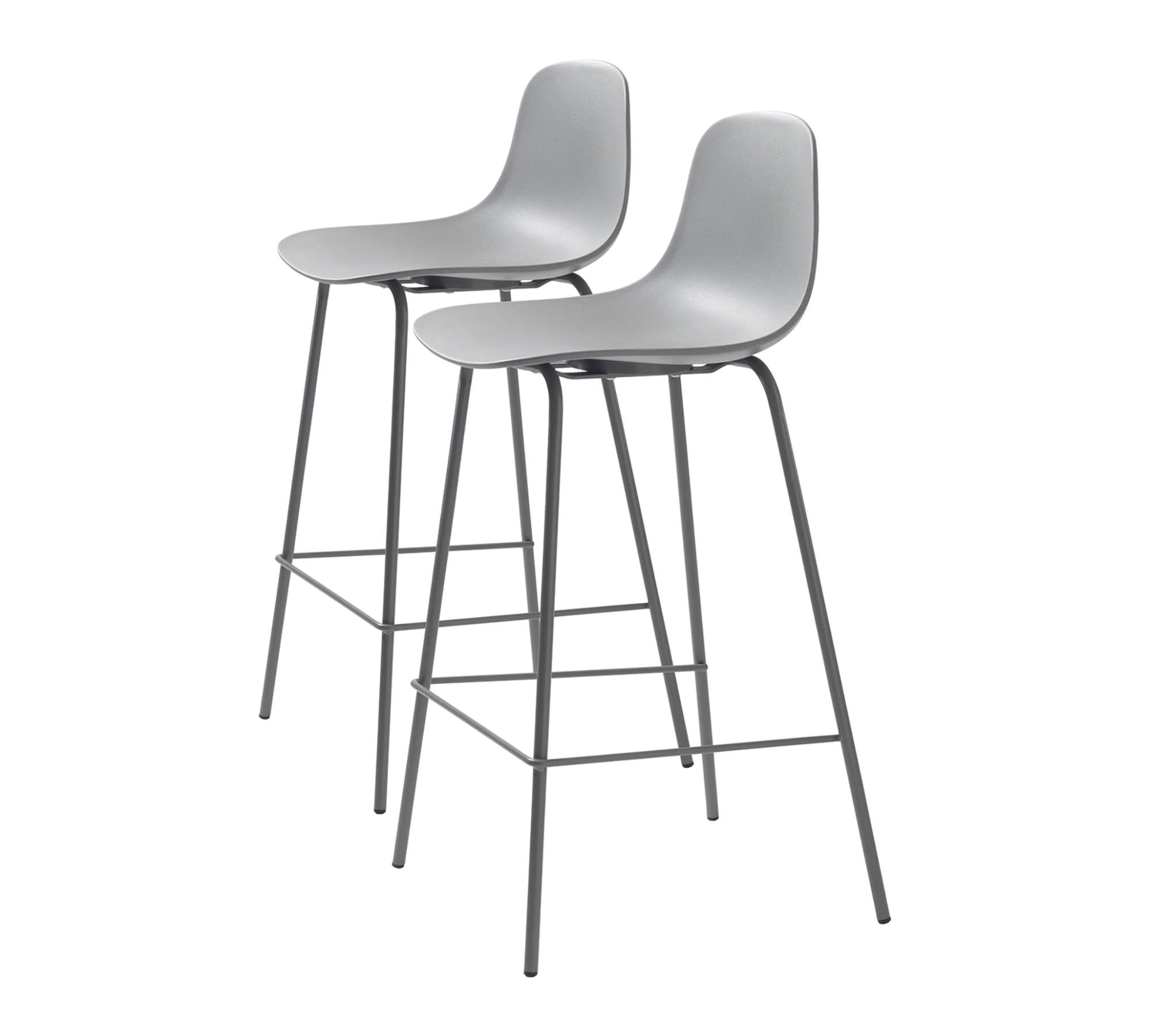 Bar stool plastic metal powder-coated