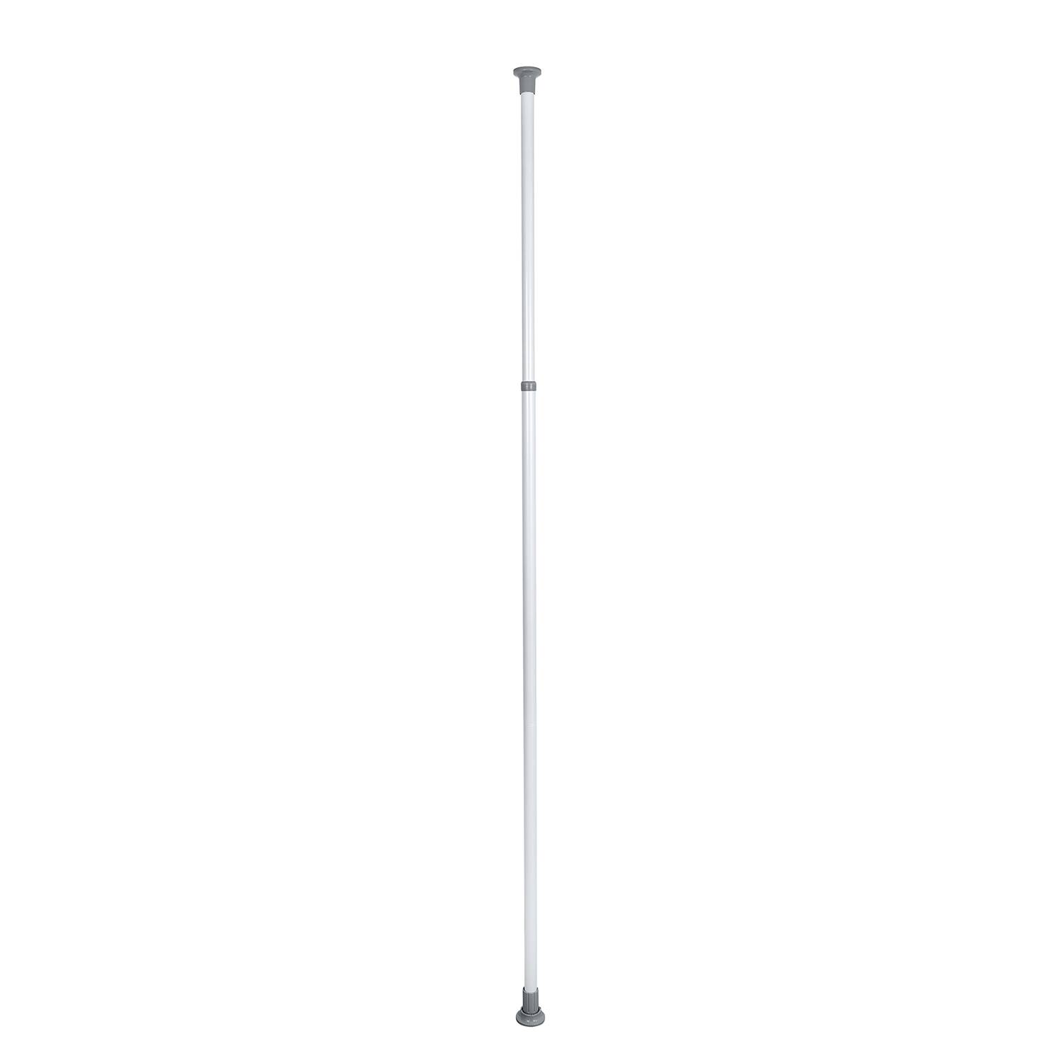 Telescopic clothes rack Hercules I Metal White 1 set