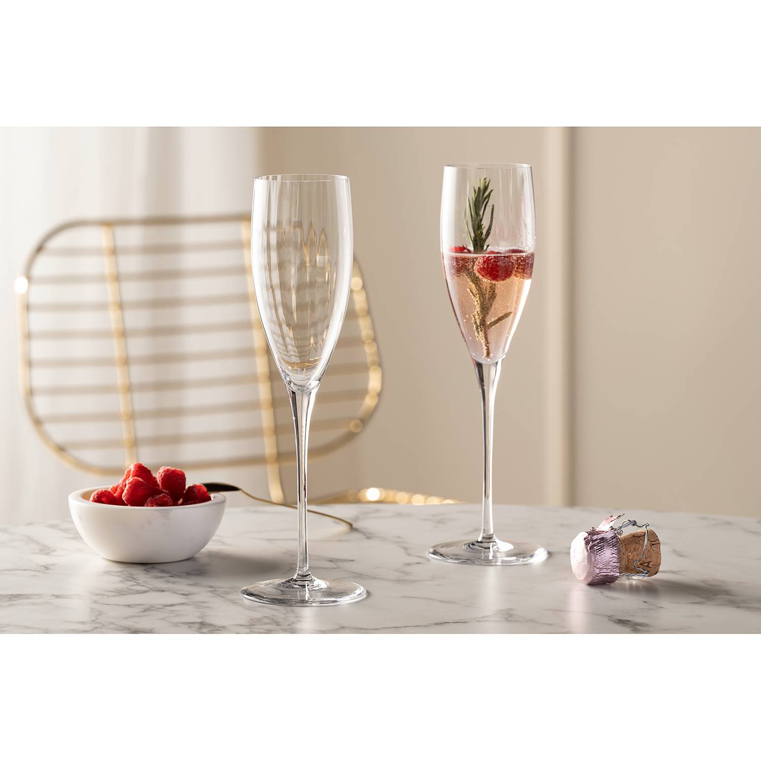 6x Sektglas Poesia (Kristallglas Durchscheinend