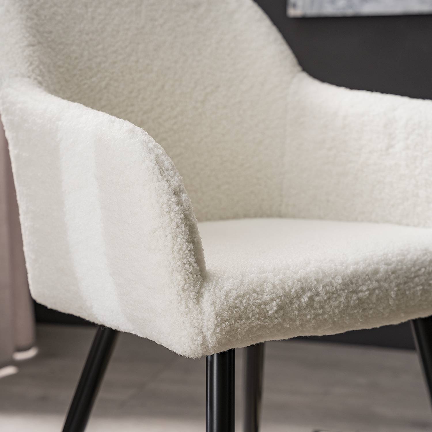 Armrest chair Tricca White