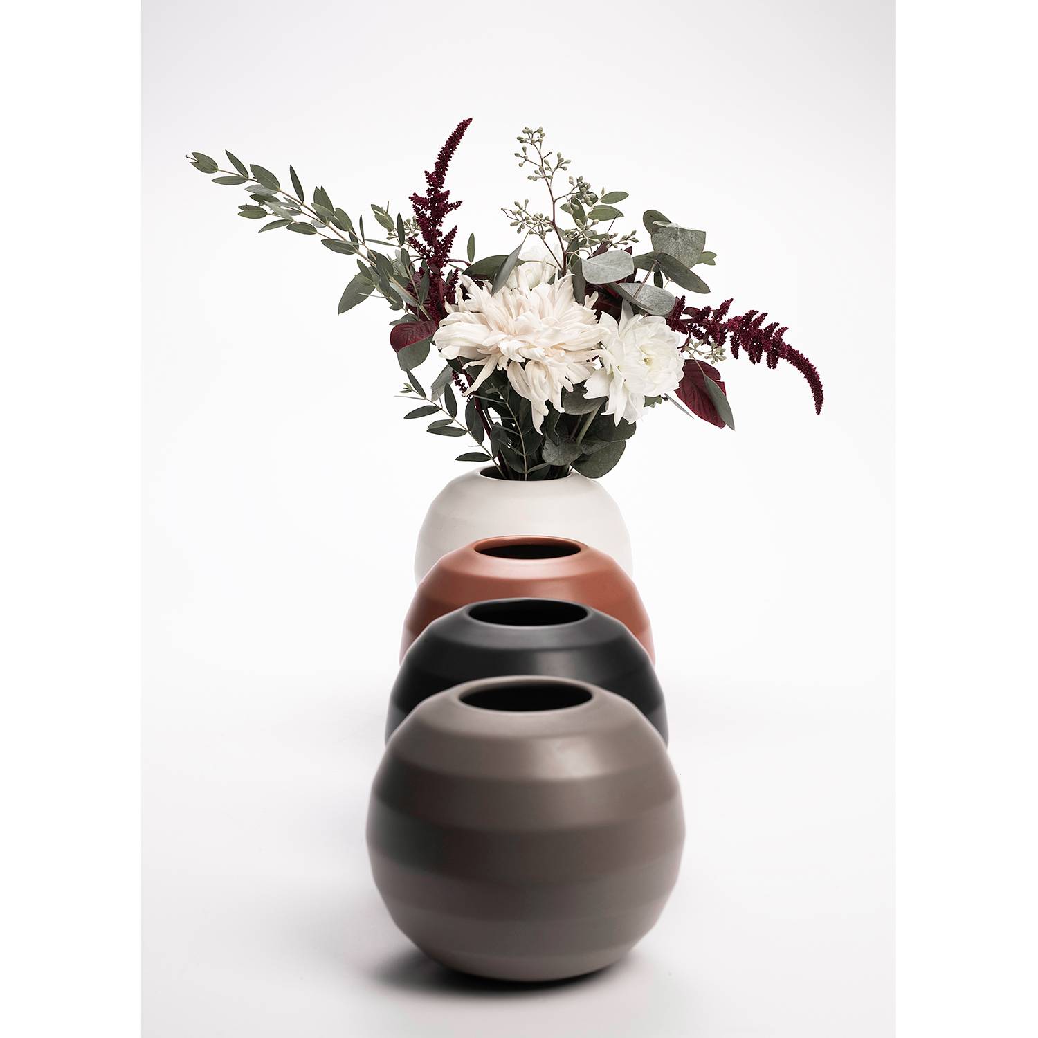 Vase Omfamna Ceramic White