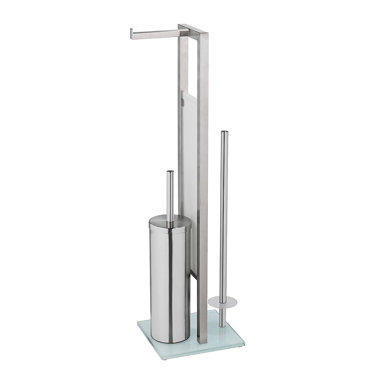 WC set Rivalta II stainless steel silver