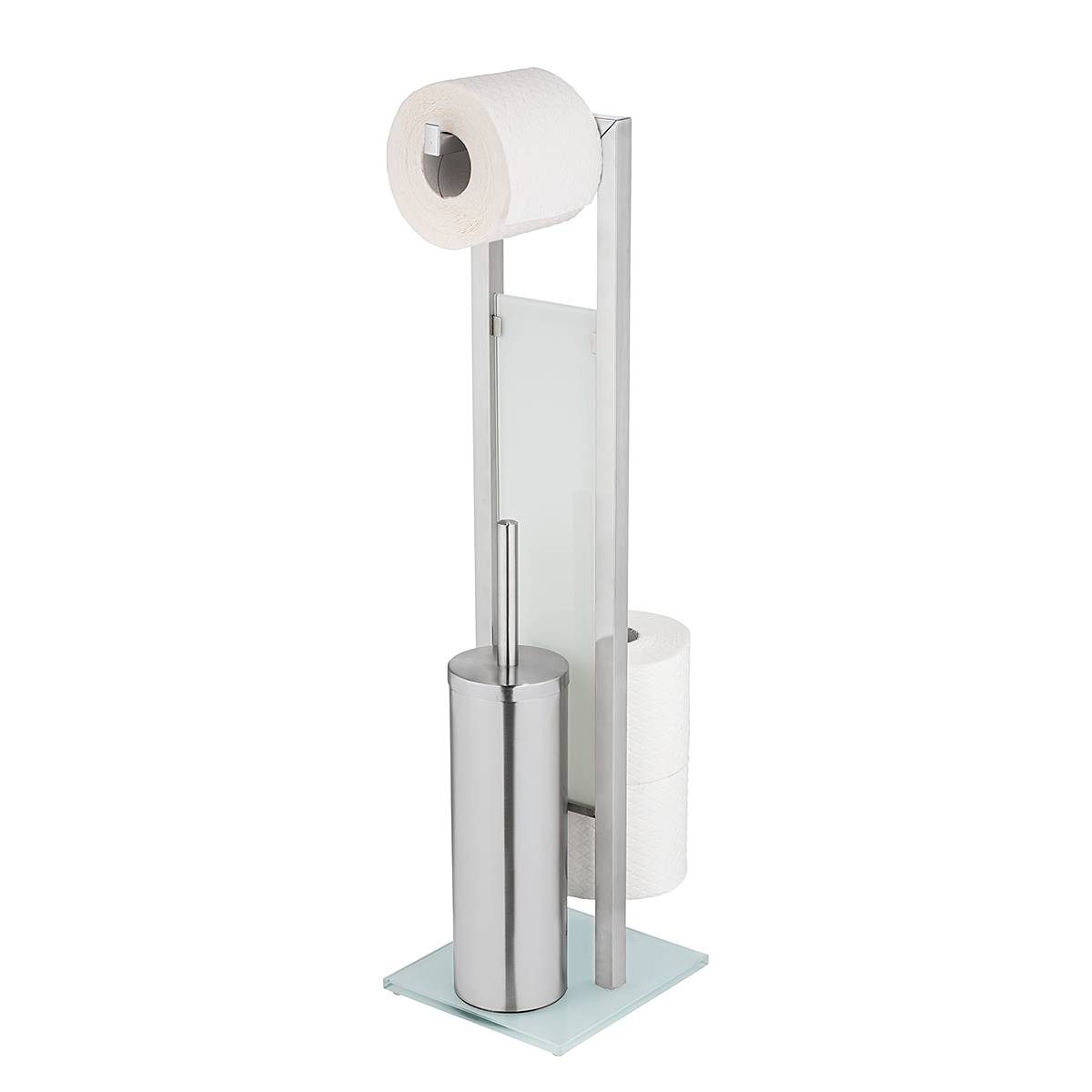 WC set Rivalta II stainless steel silver
