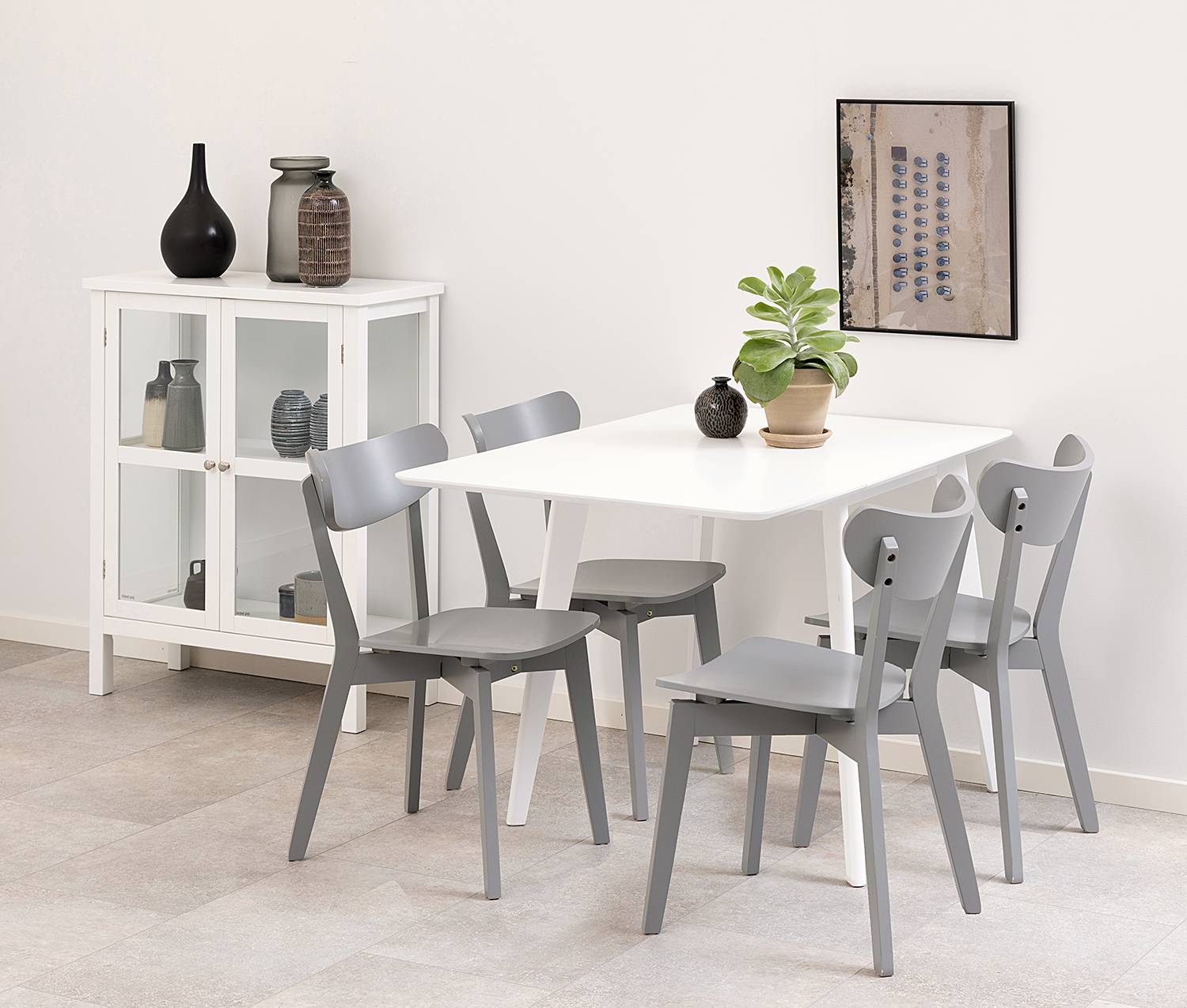 2x Dining chair Rigby Light gray