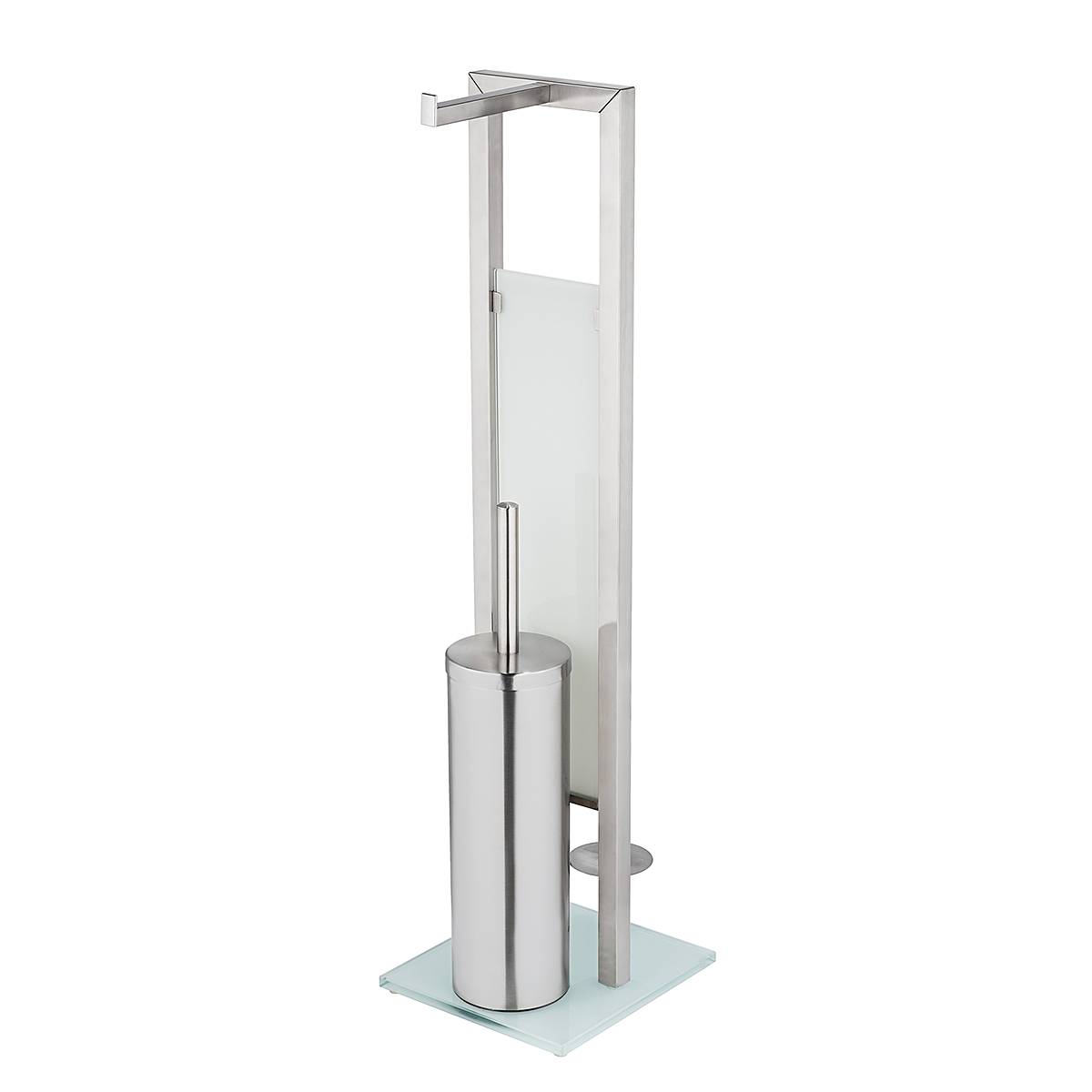 WC set Rivalta II stainless steel silver