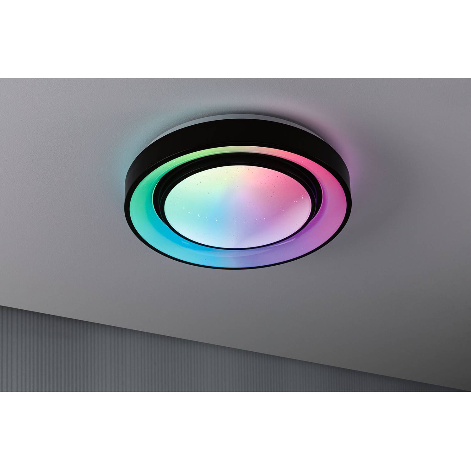 LED ceiling light Rainbow polycarbonate / aluminum 1-light
