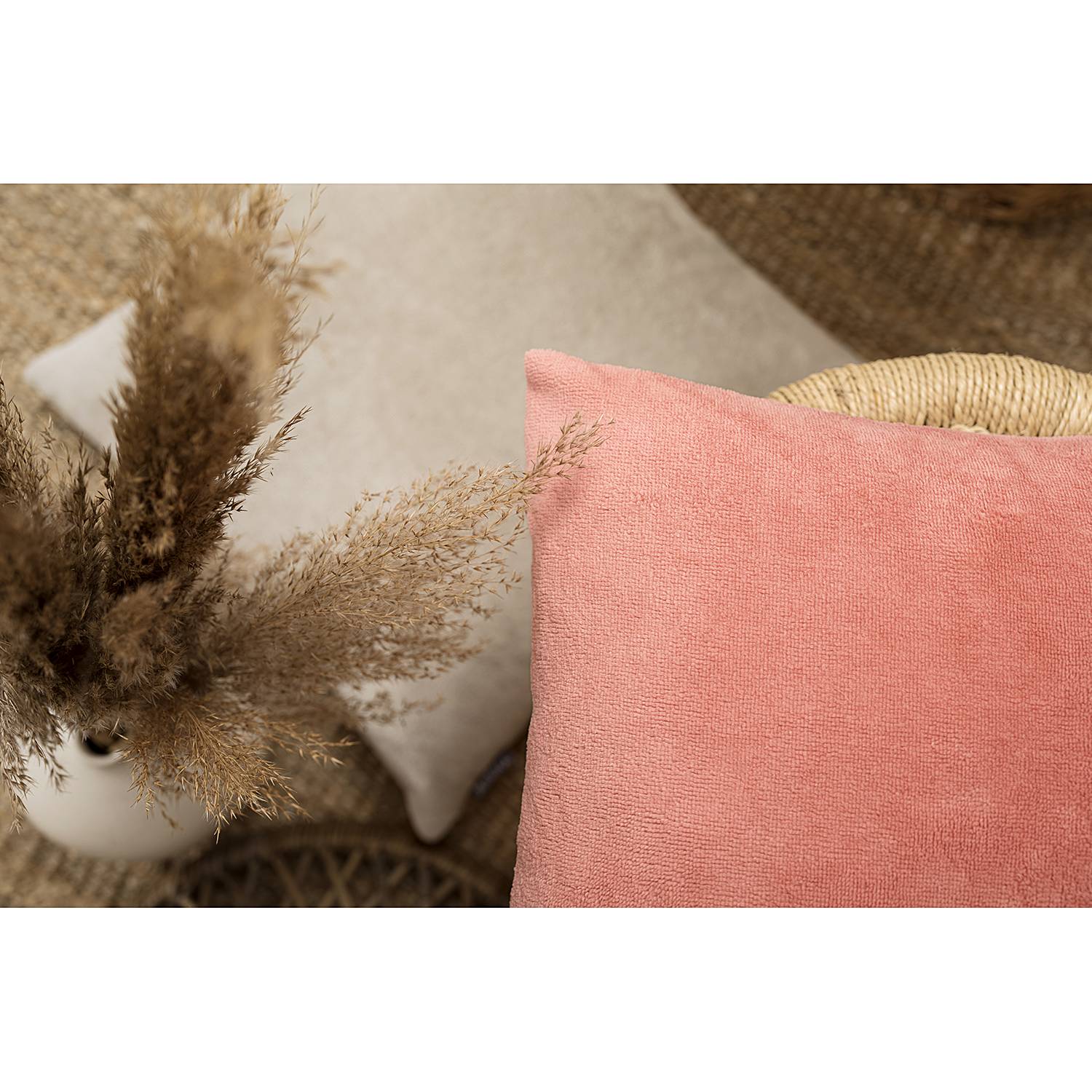 Pillowcase Bamboo Blended Fabric Apricot