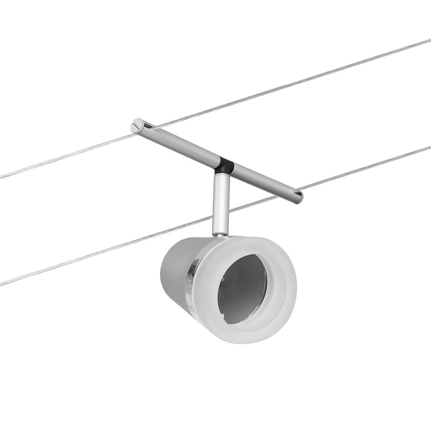 5-flame LED ceiling light Cone I Aluminum