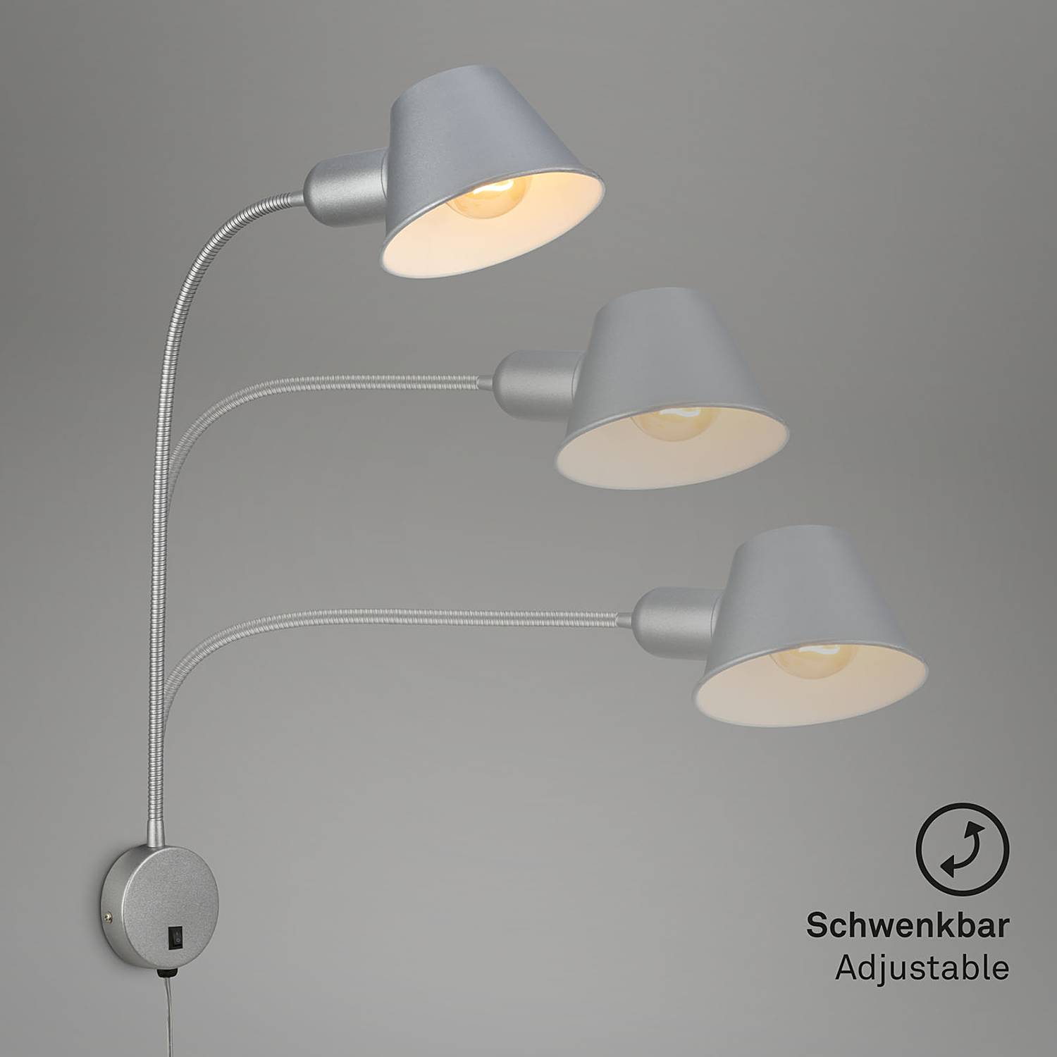 Wall light Brello I Grey