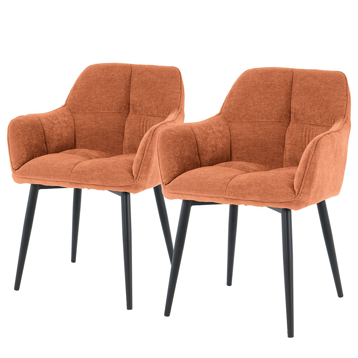 2x Armchair Sened Salmon